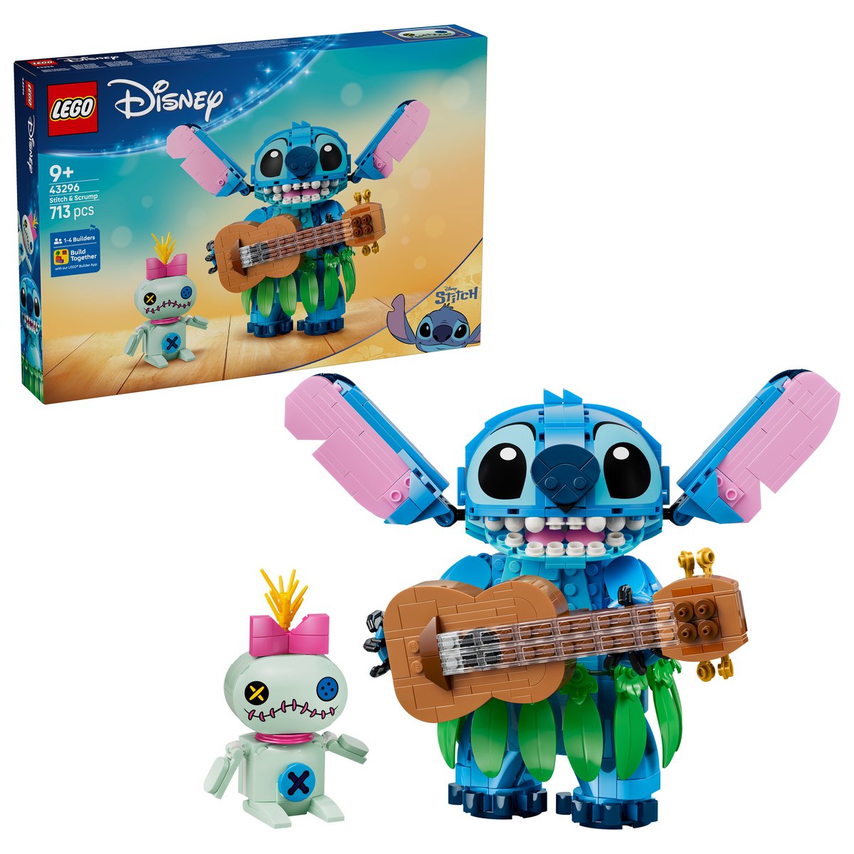 LEGO 43296 LEGO® | Disney 43296 - Stitch und Scrump – Box & Produkt