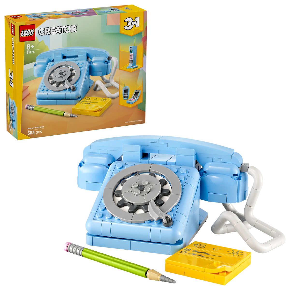 LEGO 31174 LEGO® Creator 31174 - Retro-Telefon – Box & Produkt