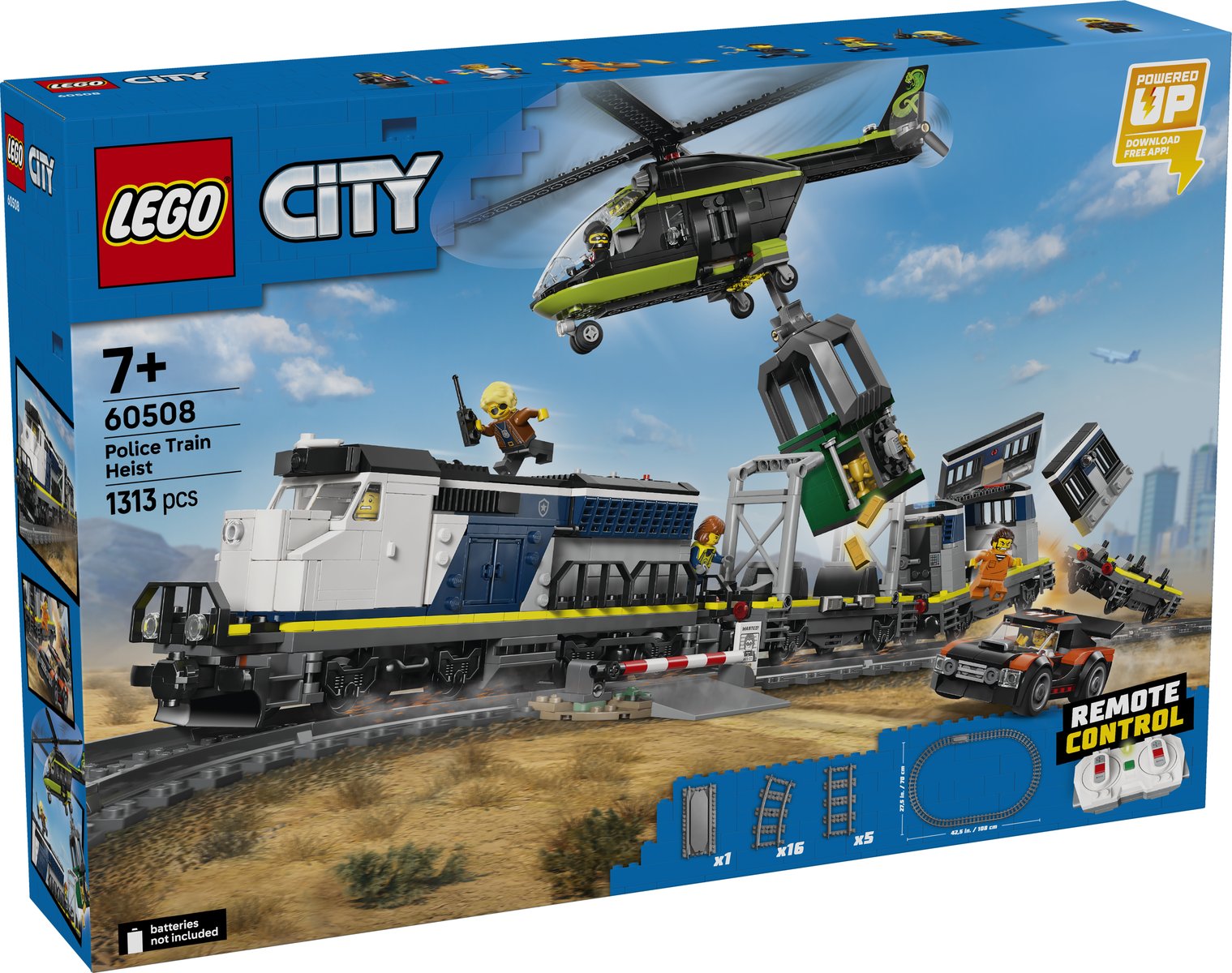 LEGO® City 60508 - Überfall auf den Polizeizug