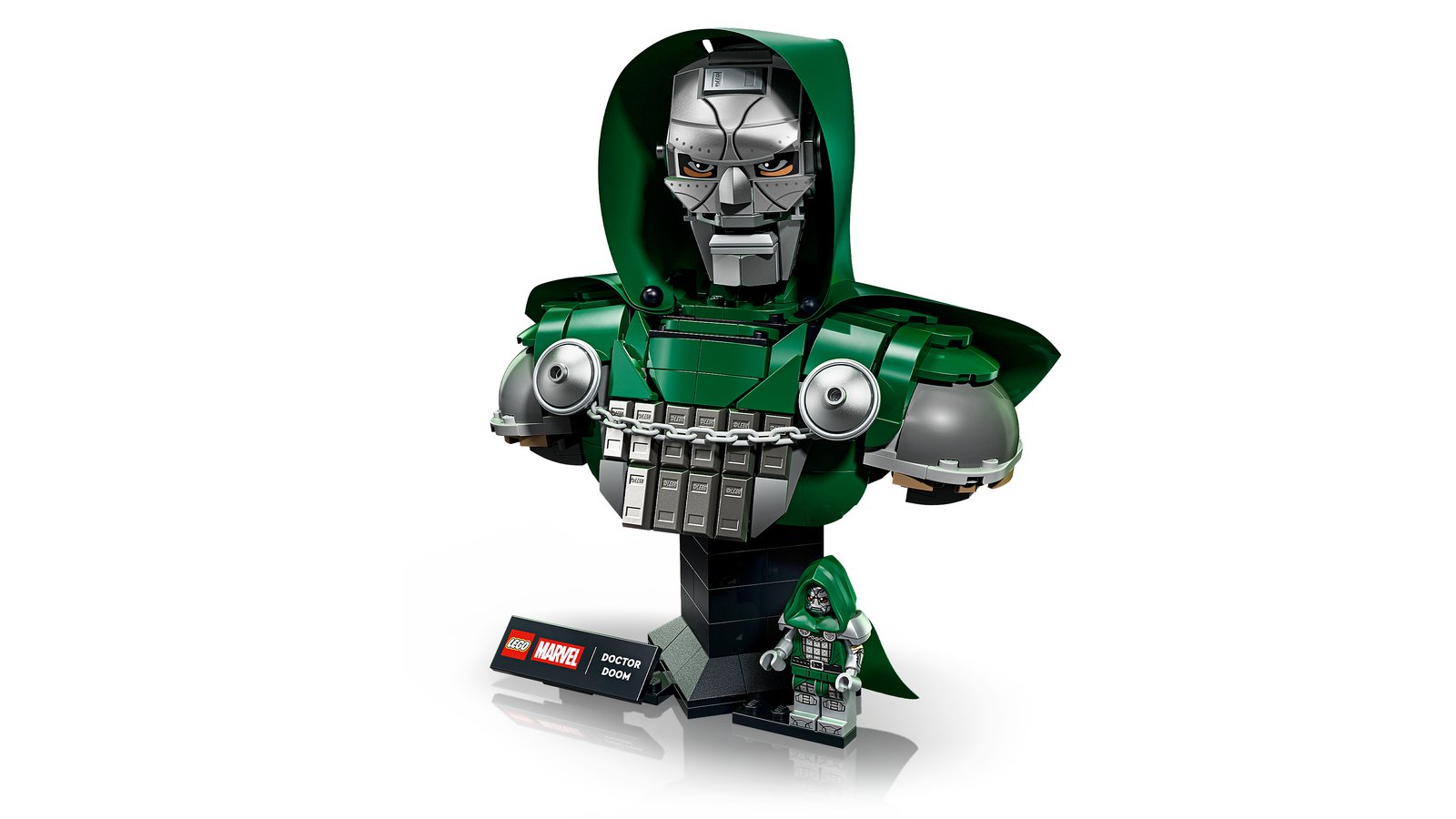 LEGO 76345 LEGO® ǀ Marvel 76345 - Doctor Doom Büste – Detailansicht 3
