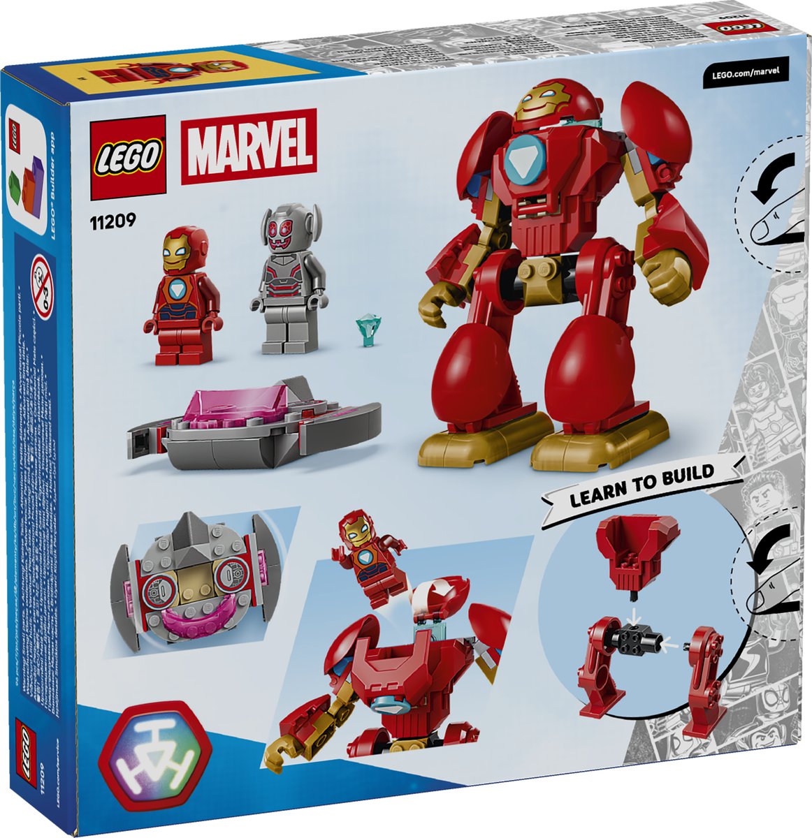 LEGO 11209 LEGO® ǀ Marvel Iron Man und Seine Fantastischen Freunde 11209 - Ultron vs. Iron Man – Verpackung hinten