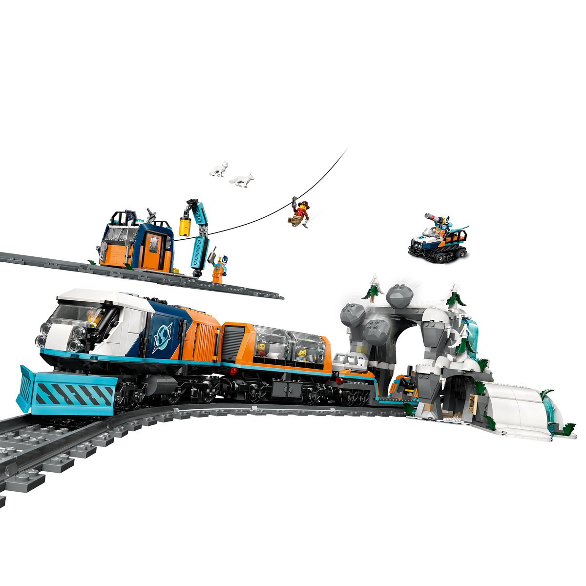 LEGO 60470 LEGO® City 60470 - Arktis-Polarexpress – Primaeres Produktbild