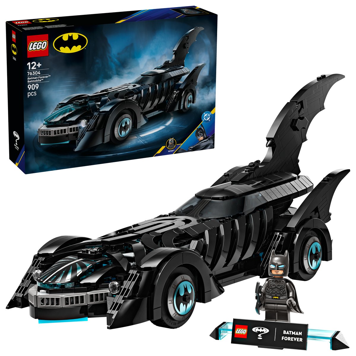 LEGO 76304 LEGO® Super Heroes 76304 - Batman Forever™ Batmobil – Box & Produkt