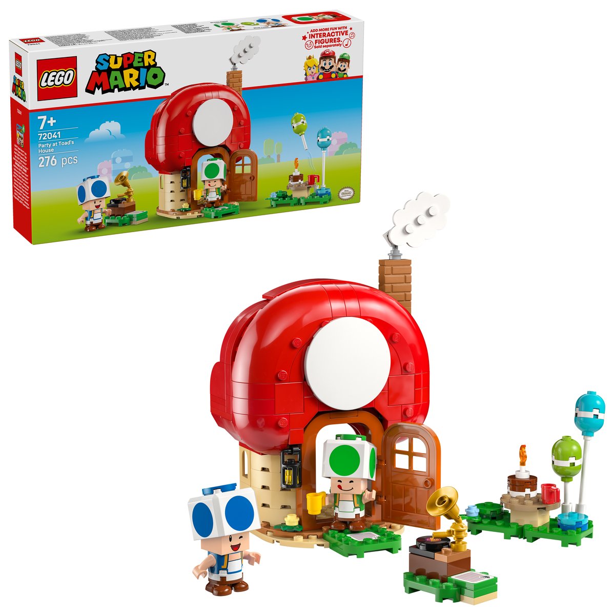 LEGO 72041 LEGO® Super Mario 72041 - Party beim Toad-Haus – Box & Produkt