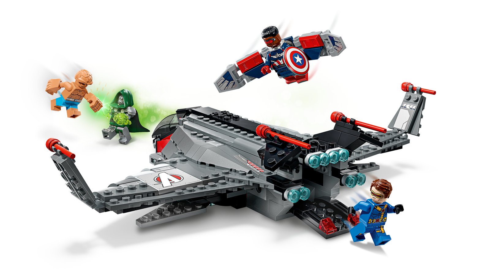 LEGO 76347 LEGO® Super Heroes Marvel 76347 - Avengers: Doomsday Quinjet – Detailansicht 1