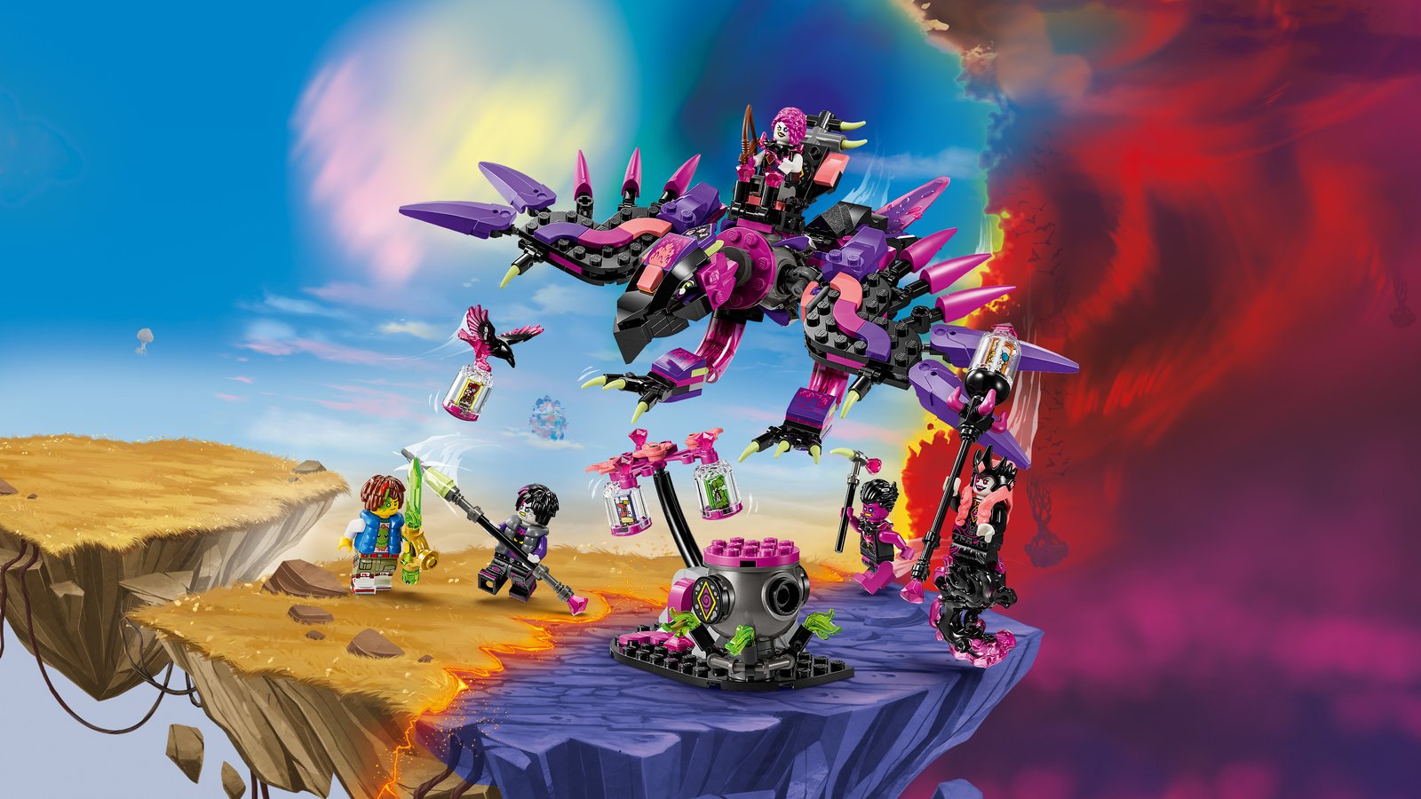 LEGO 71483 LEGO® DREAMZzz 71483 - Die Albtraumkreaturen der Nimmerhexe – Primaeres Produktbild