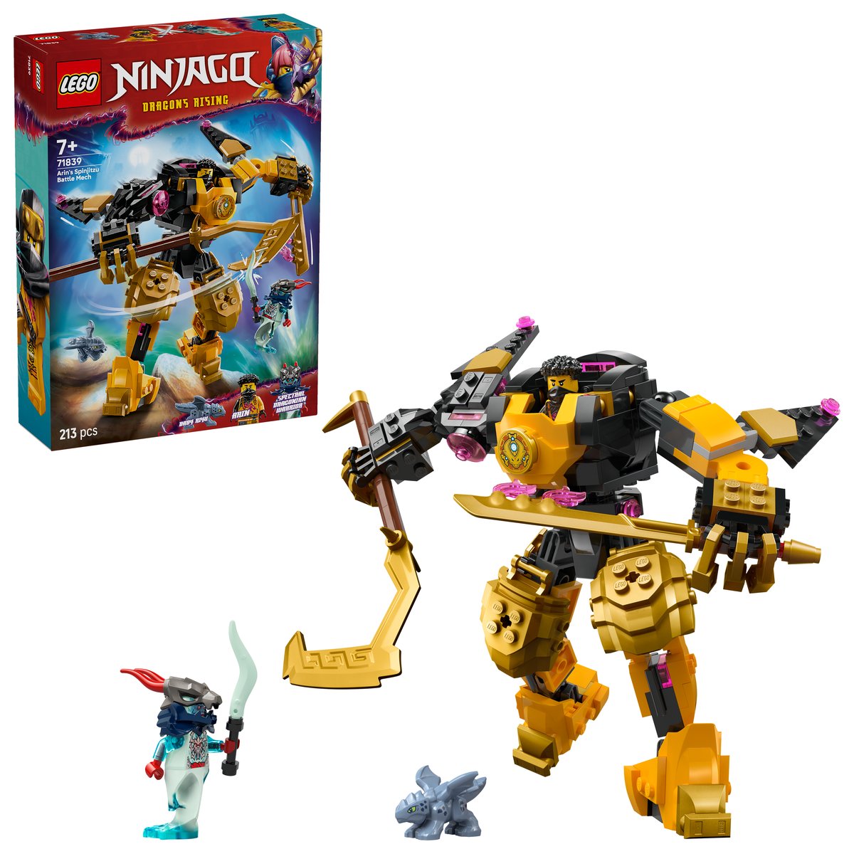 LEGO 71839 LEGO® Ninjago 71839 - Arins Spinjitzumech – Box & Produkt
