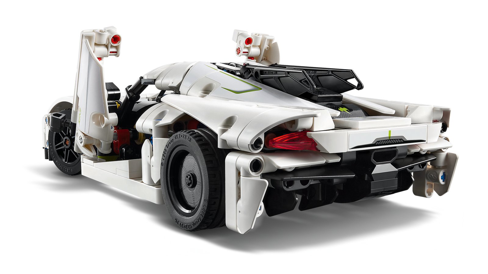 LEGO 42184 LEGO® Technic 42184 - Koenigsegg Jesko Absolut Supersportwagen in Weiß – Detailansicht 3