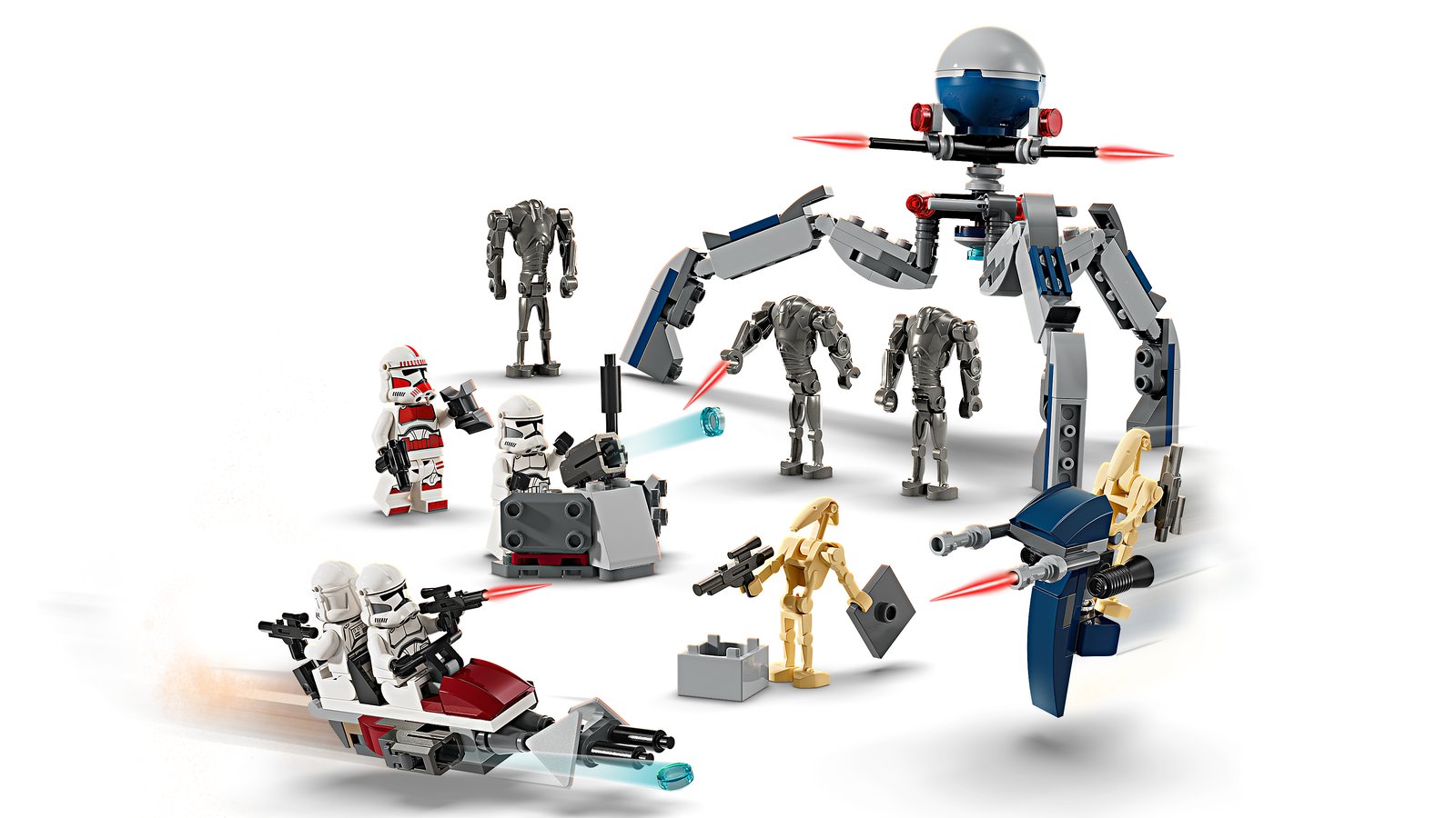 LEGO 75372 LEGO® Star Wars™ 75372 - Clone Trooper™ & Battle Droid™ Battle Pack – Primaeres Produktbild