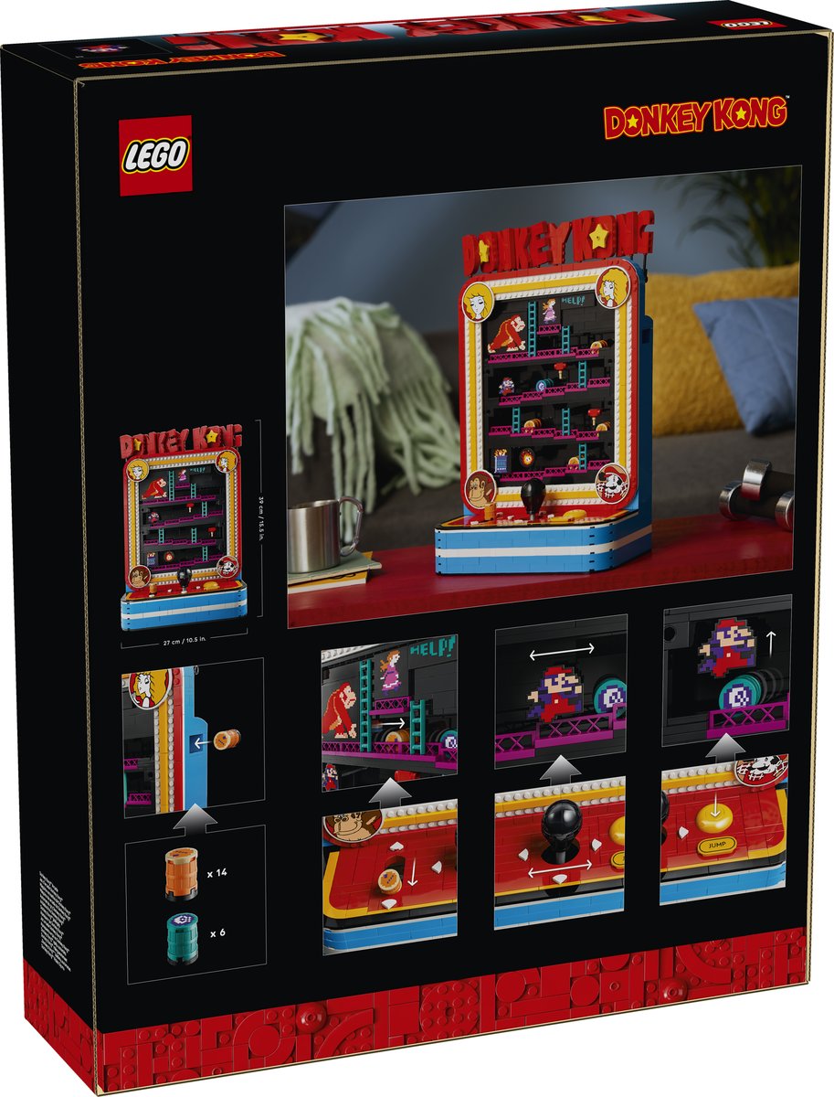 LEGO 72051 LEGO® 72051 - Donkey Kong™ Arcade – Verpackung hinten