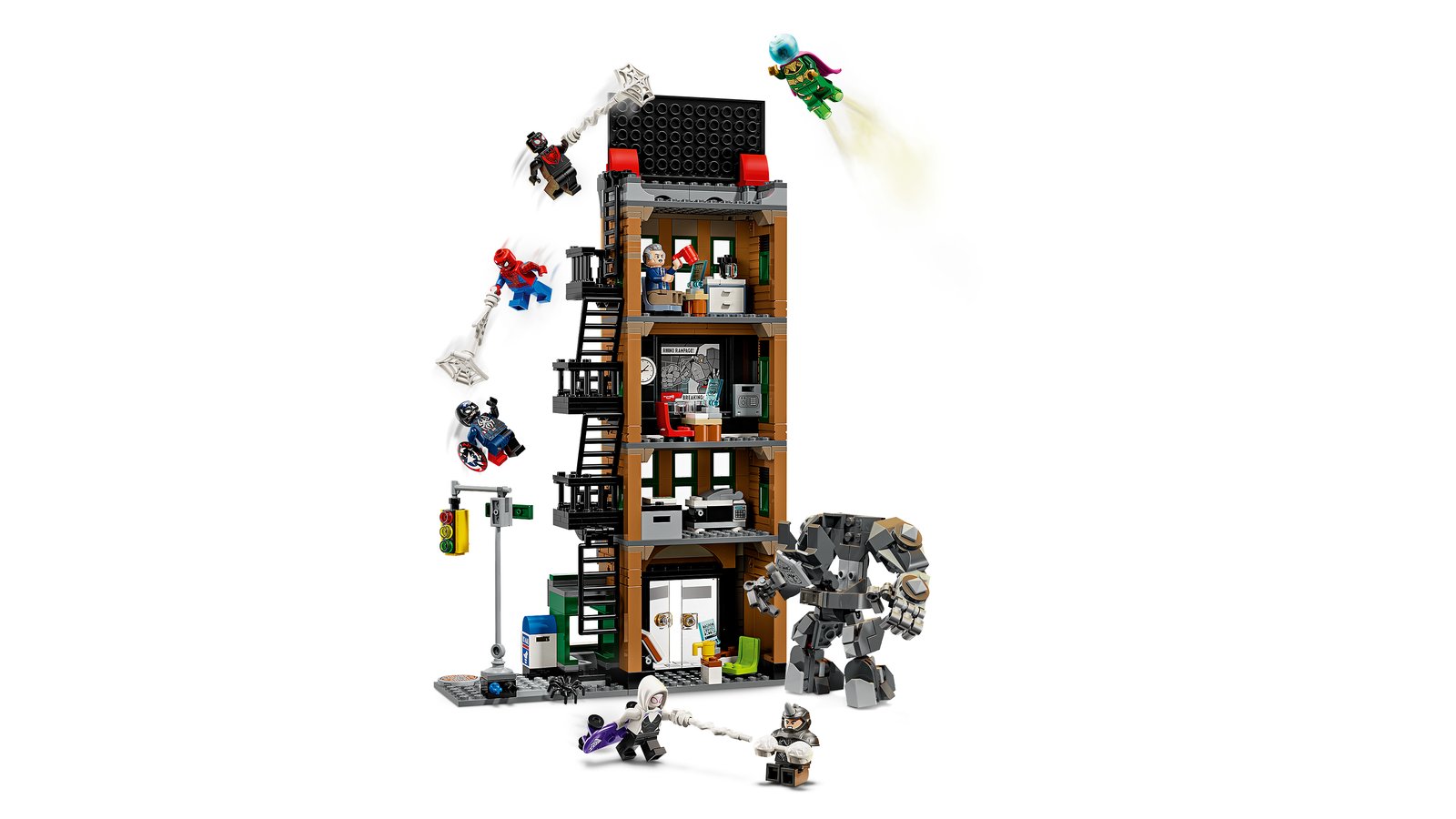 LEGO 76342 LEGO® Super Heroes Marvel 76342 - Spider-Man vs. Mysterio: Daily Bugle – Detailansicht 2