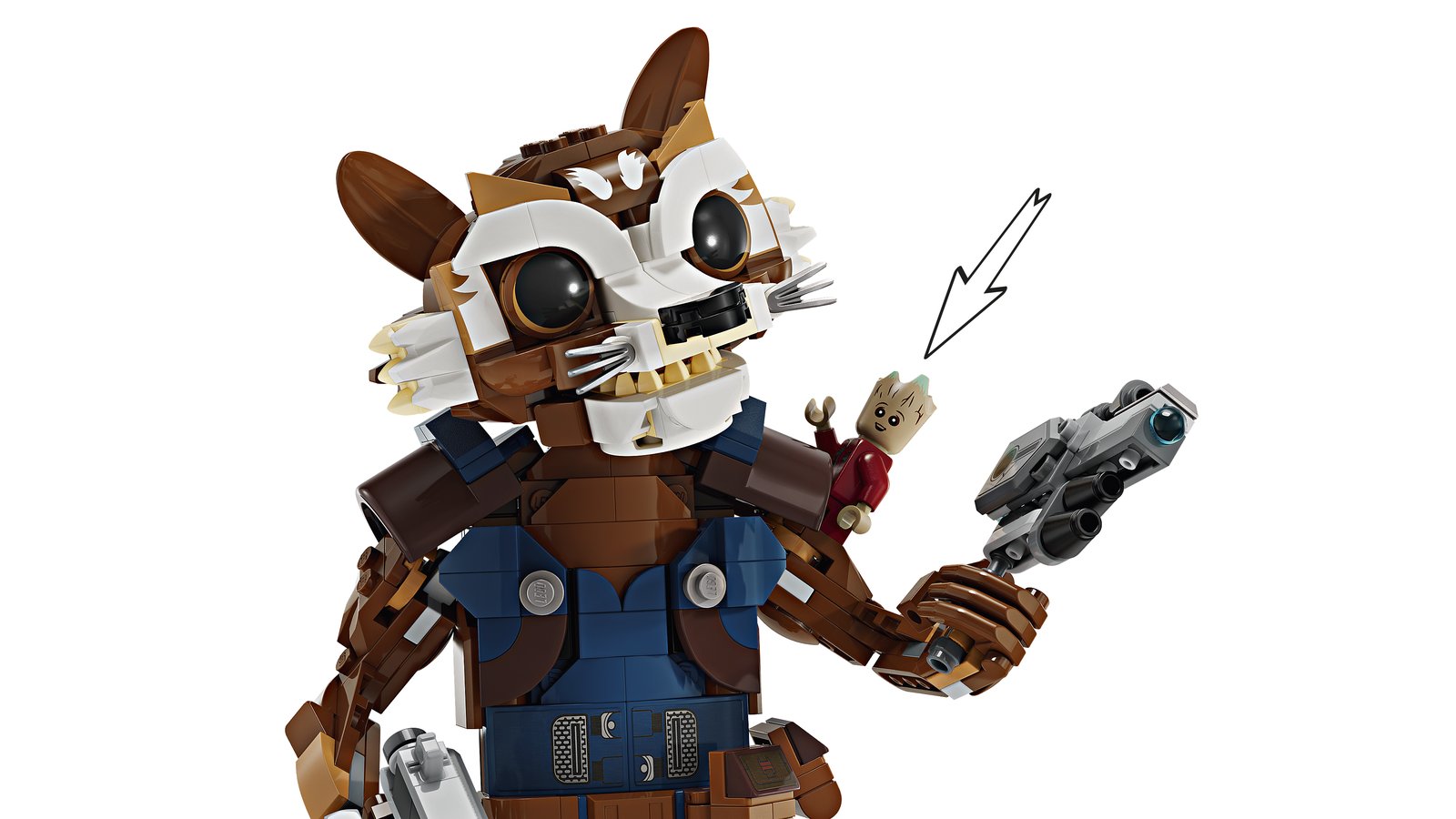 LEGO 76282 LEGO® Marvel 76282 - Rocket & Baby Groot – Detailansicht 3