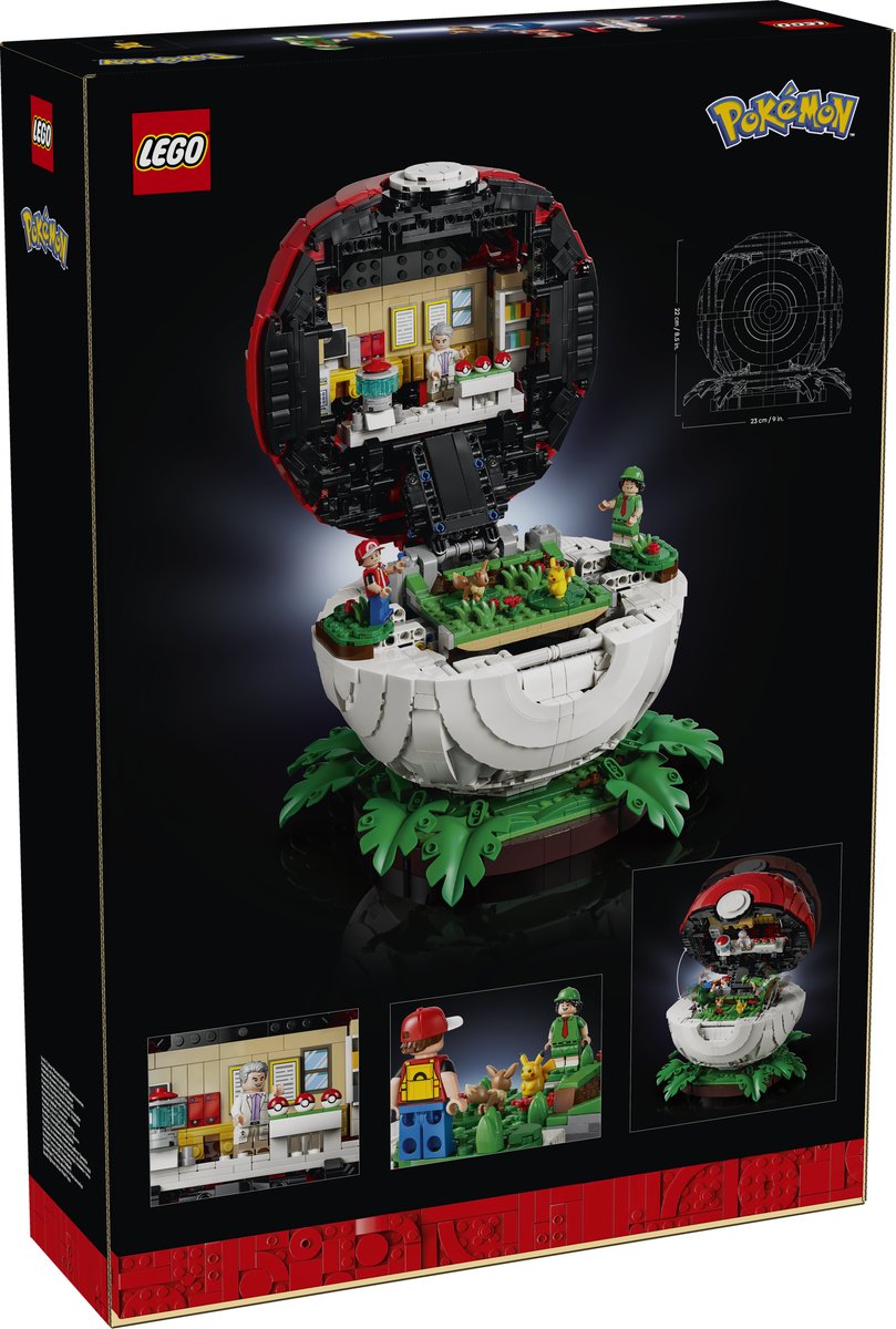 LEGO 72154 LEGO® Pokémon™ 72154 - Pokéball mit Beeindruckenden Trainermomenten – Verpackung hinten