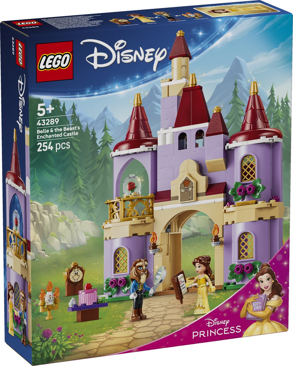 LEGO 43289 LEGO® ǀ Disney Princess 43289 - Das verzauberte Schloss von Belle und dem Biest – Verpackung vorne