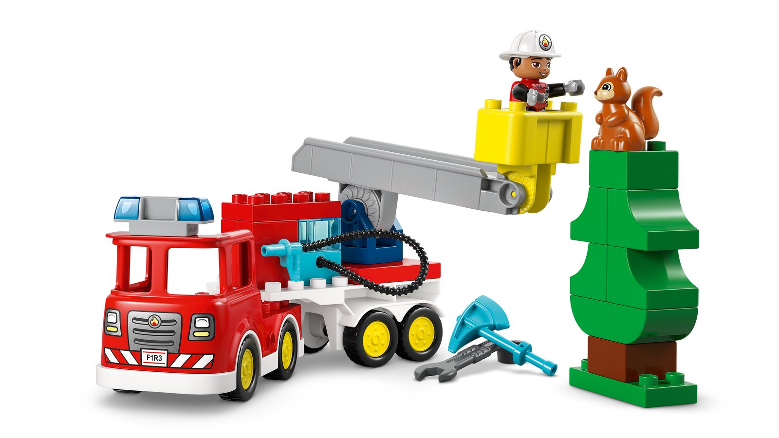 LEGO 10473 LEGO® DUPLO Town 10473 - Löschauto mit Schlauch und Feuerwehrmann – Detailansicht 3