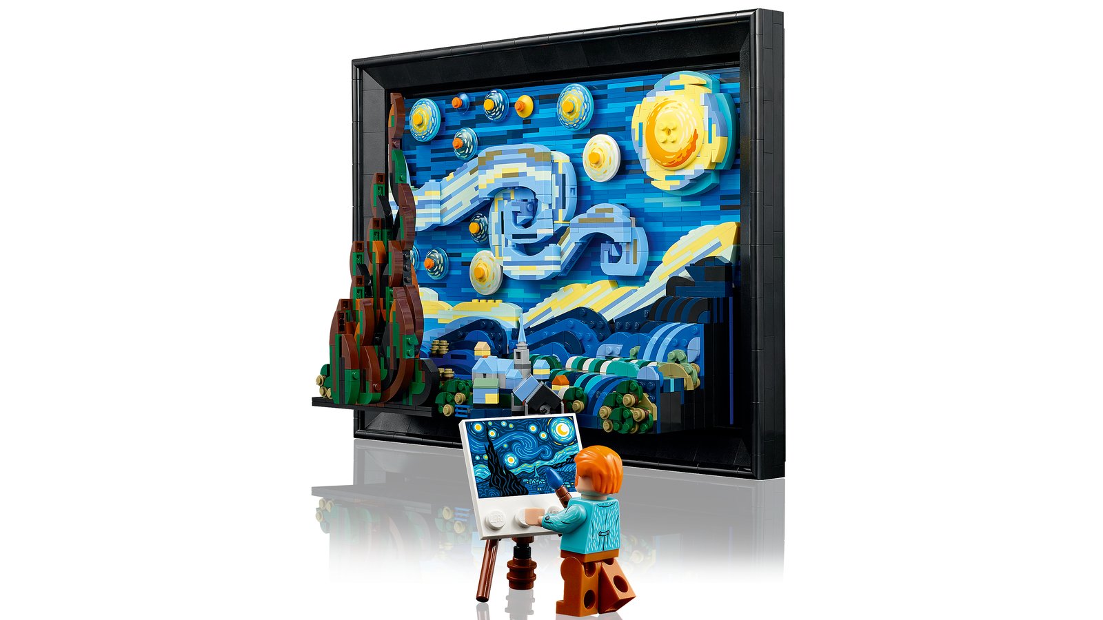 LEGO 21333 LEGO® Ideas 21333 - Vincent van Gogh – Sternennacht – Detailansicht 1