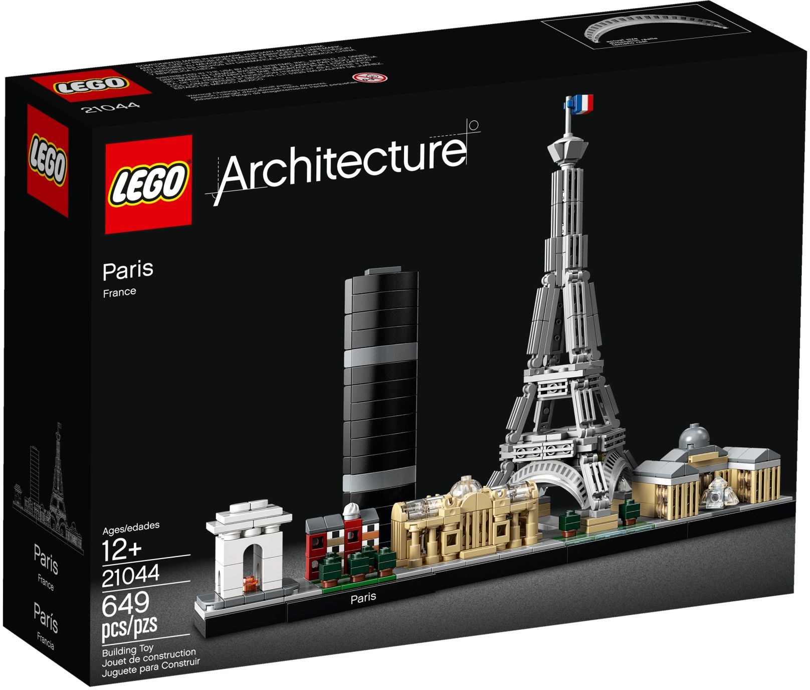 LEGO® Architecture 21044 - Paris LEGO® Architecture 21044 - Paris - Box front