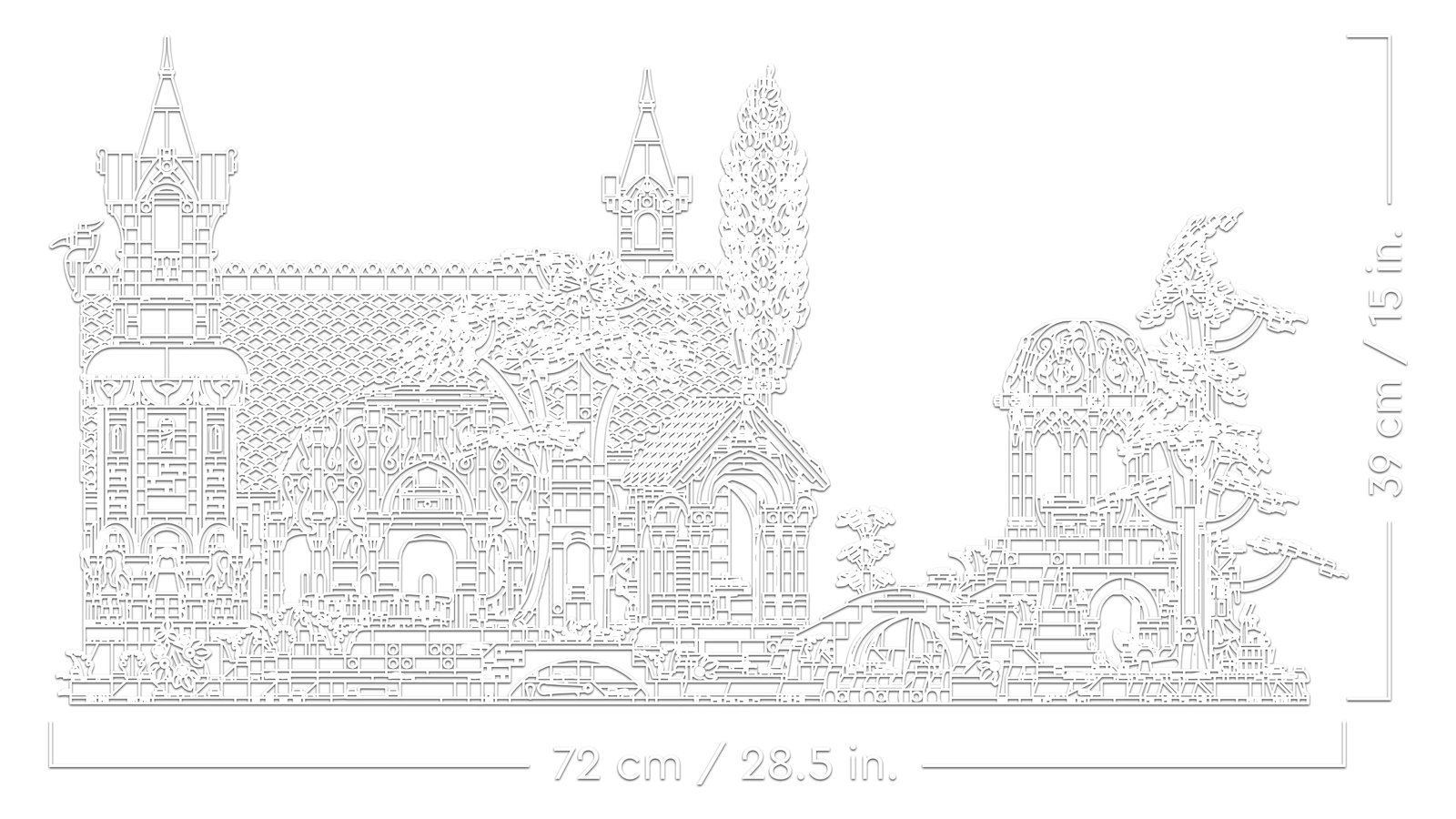 LEGO 10316 LEGO® Icons 10316 - Herr der Ringe - Bruchtal – Detailansicht 10