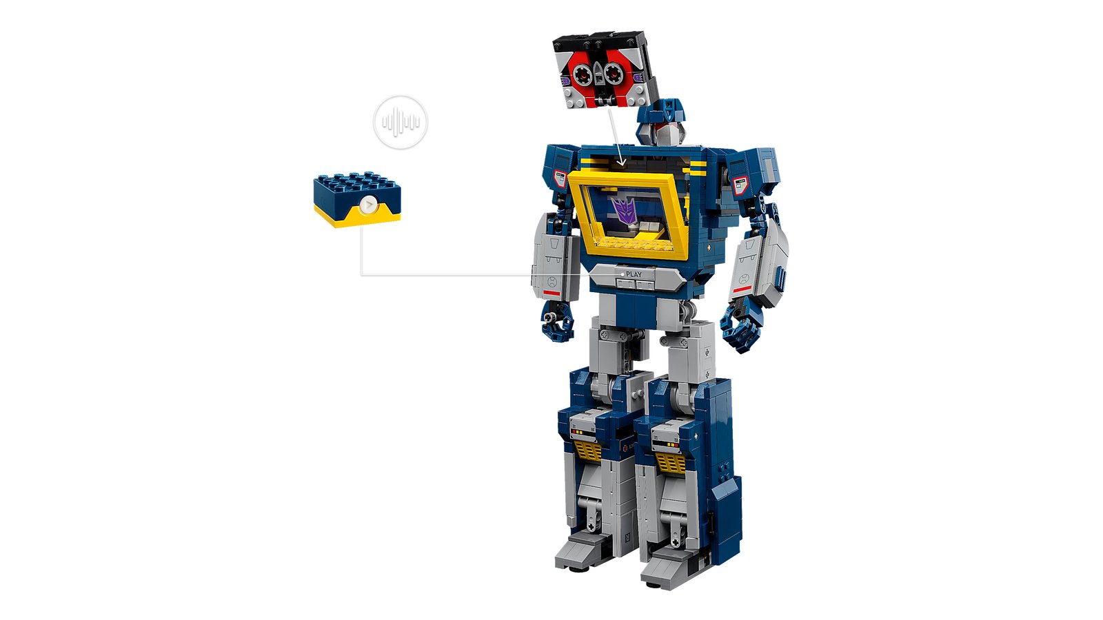 LEGO 10358 LEGO® Icons 10358 - Transformers: Soundwave – Detailansicht 6