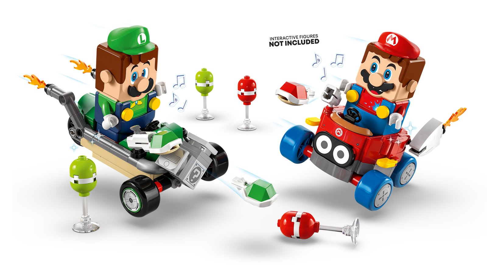 LEGO 72034 LEGO® Super Mario 72034 - Mario Kart™ – Baby Mario vs. Baby Luigi – Detailansicht 6