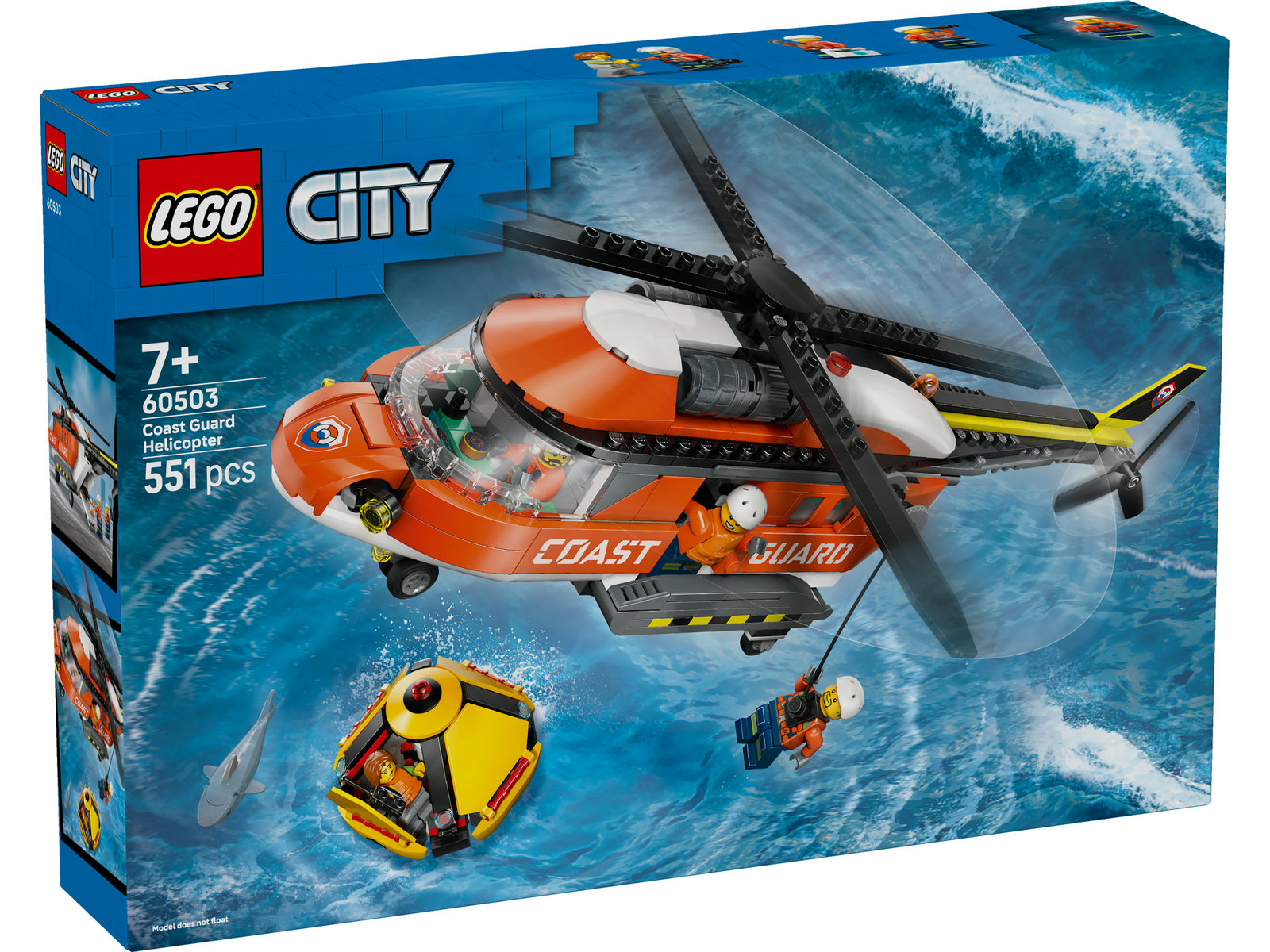 LEGO® City 60503 - Hubschrauber der Küstenwache