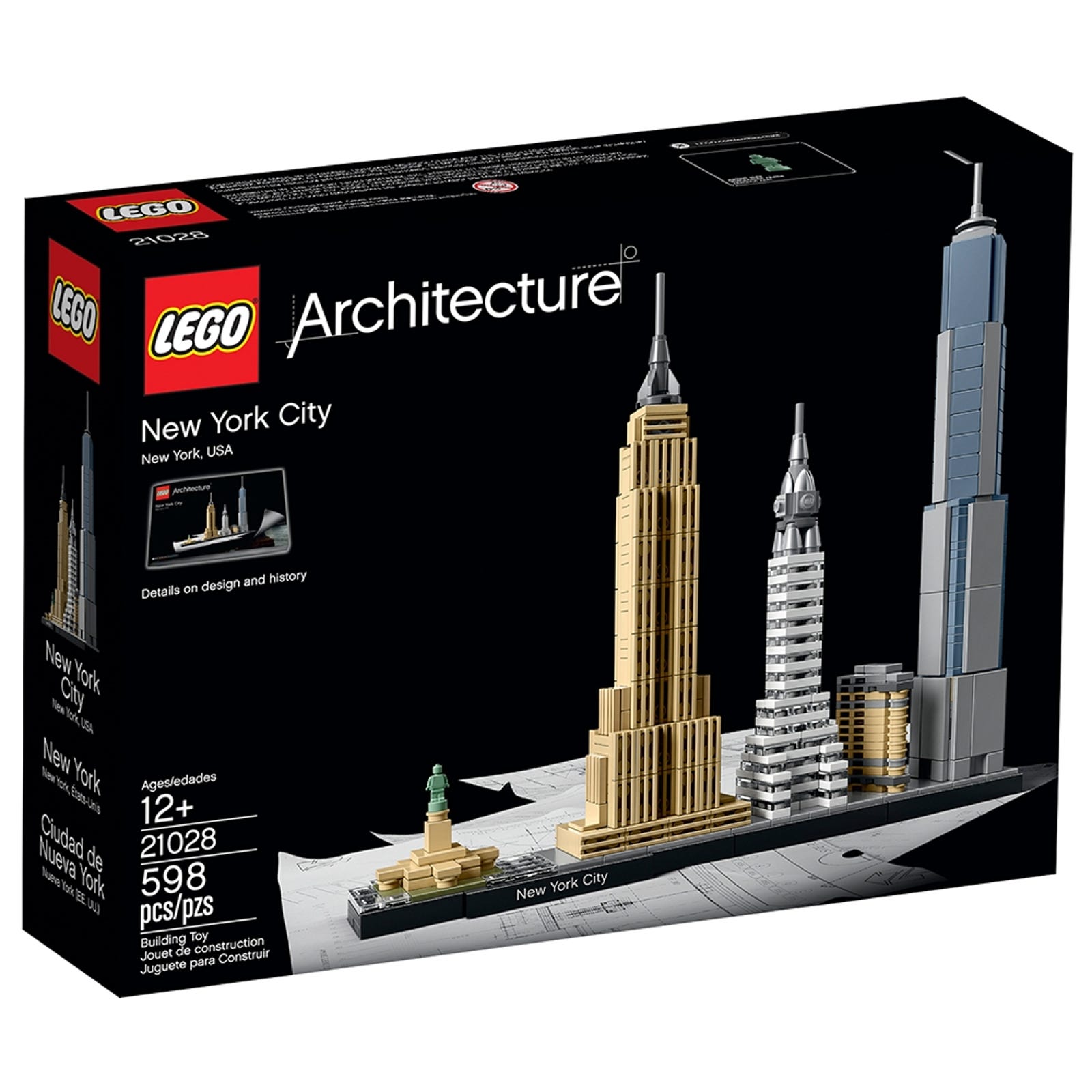 LEGO® Architecture 21028 - New York City LEGO® Architecture 21028 - New York City - Box Front