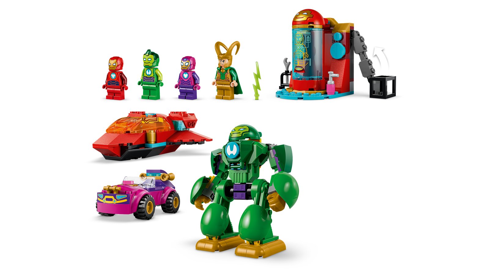 LEGO 11211 LEGO® ǀ Marvel Iron Man und Seine Fantastischen Freunde 11211 - Loki vs. Team Iron Man – Detailansicht 1