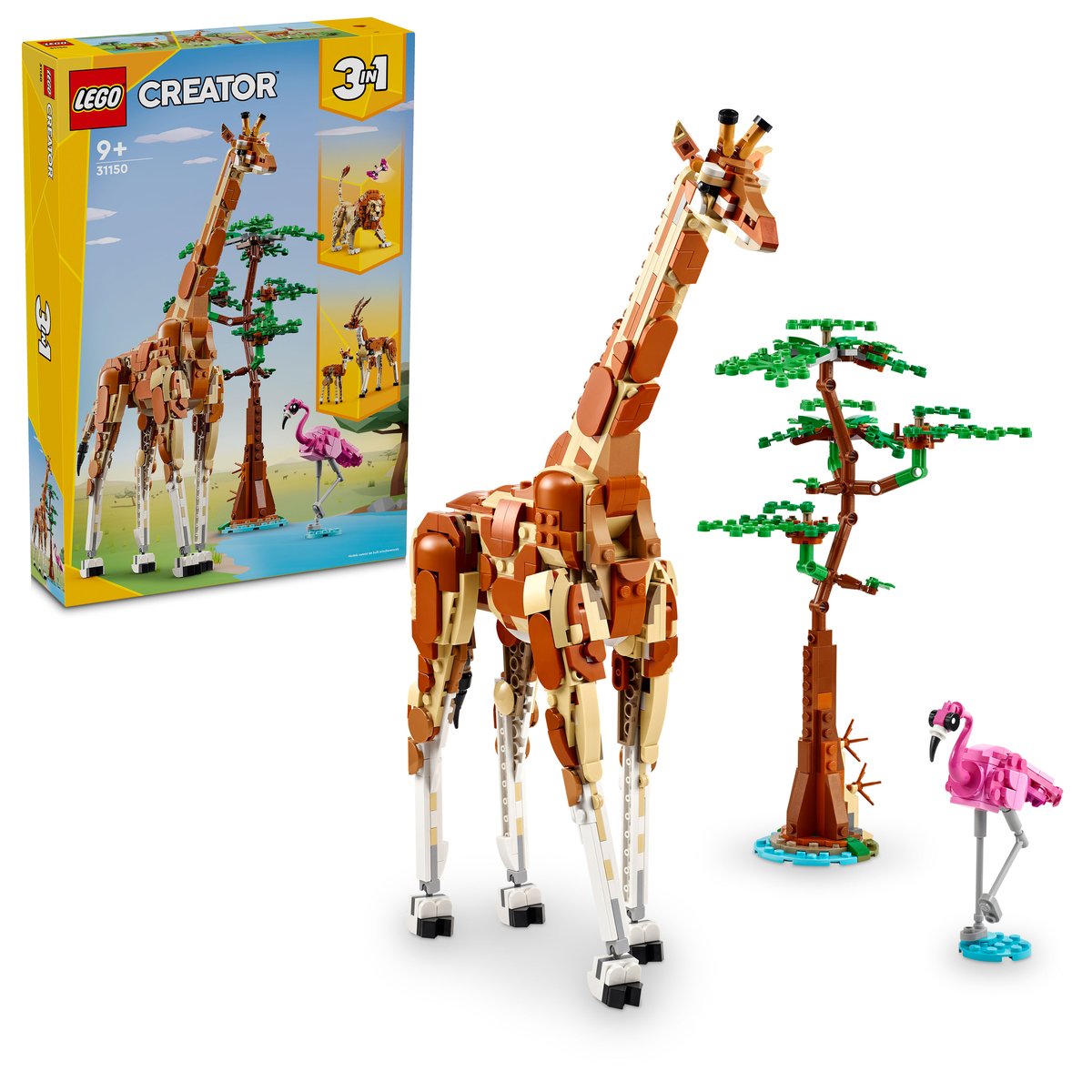 LEGO 31150 LEGO® Creator 31150 - Tiersafari – Box & Produkt