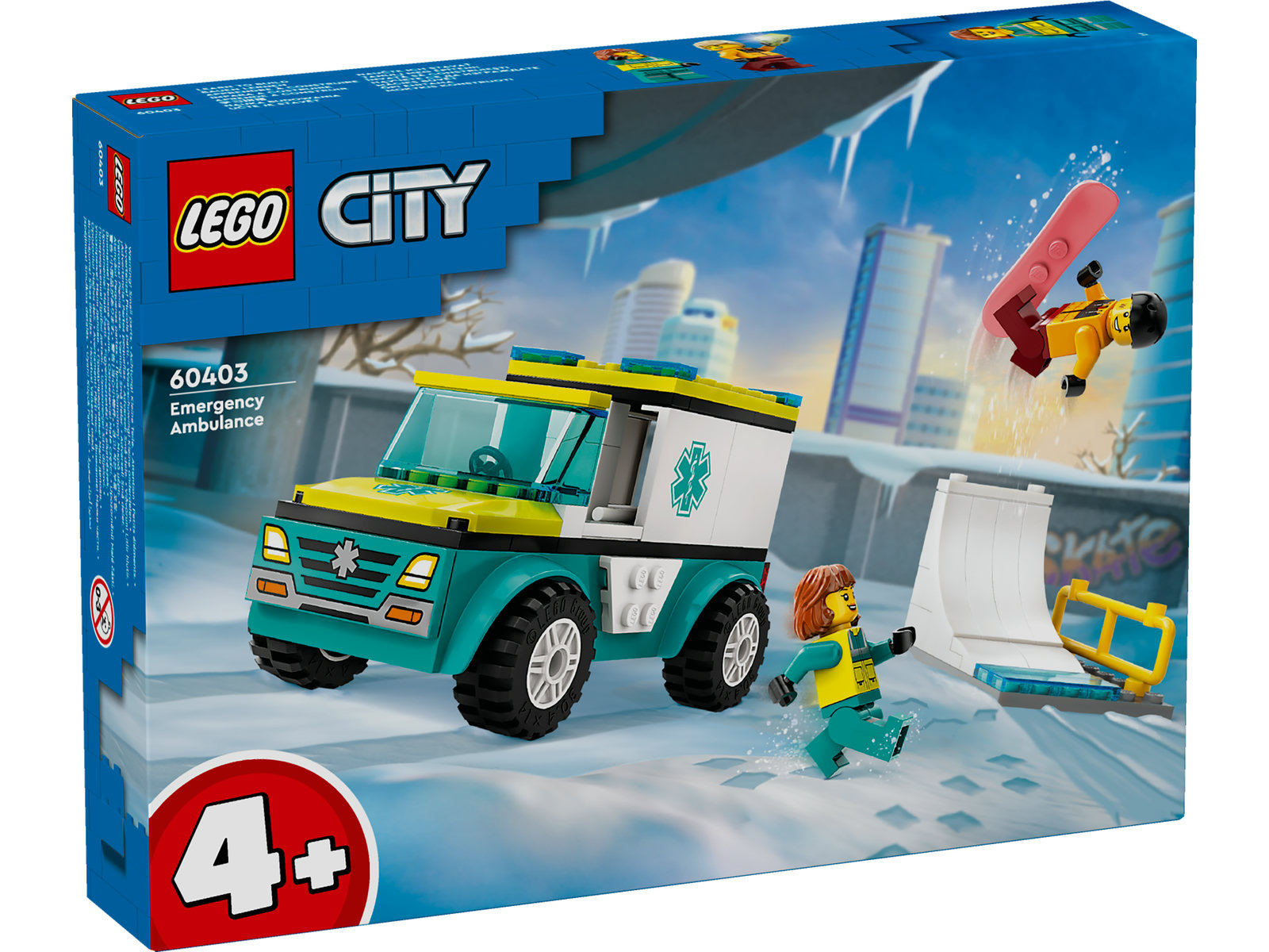 LEGO® City 60403 - Rettungswagen und Snowboarder LEGO® City 60403 - Rettungswagen und Snowboarder