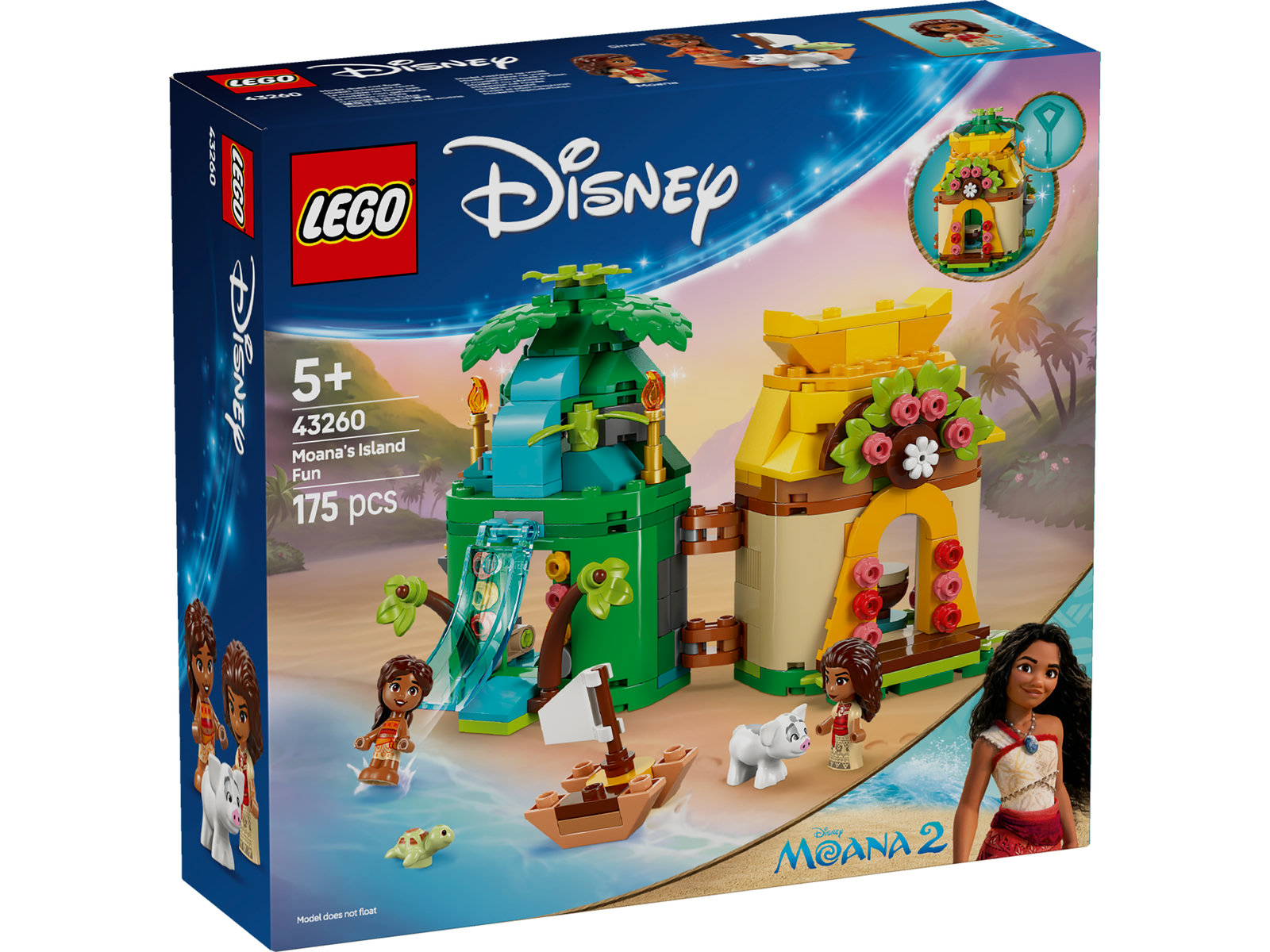 LEGO® Disney Princess 43260 - Vaianas Inselspaß