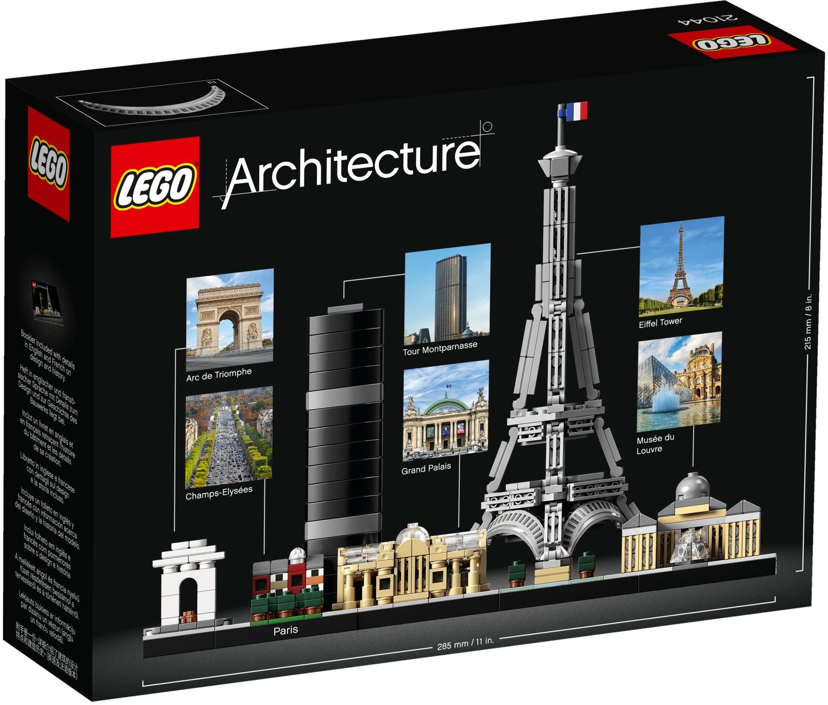 LEGO® Architecture 21044 - Paris - Box Back