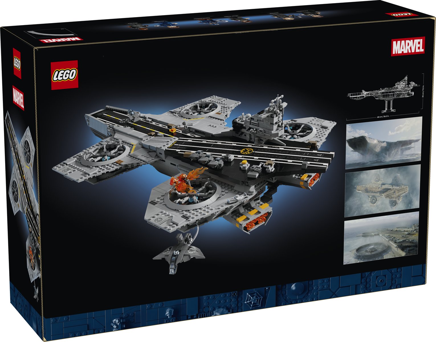 LEGO 76354 LEGO® ǀ Marvel 76354 - S.H.I.E.L.D.-Helicarrier – Verpackung hinten