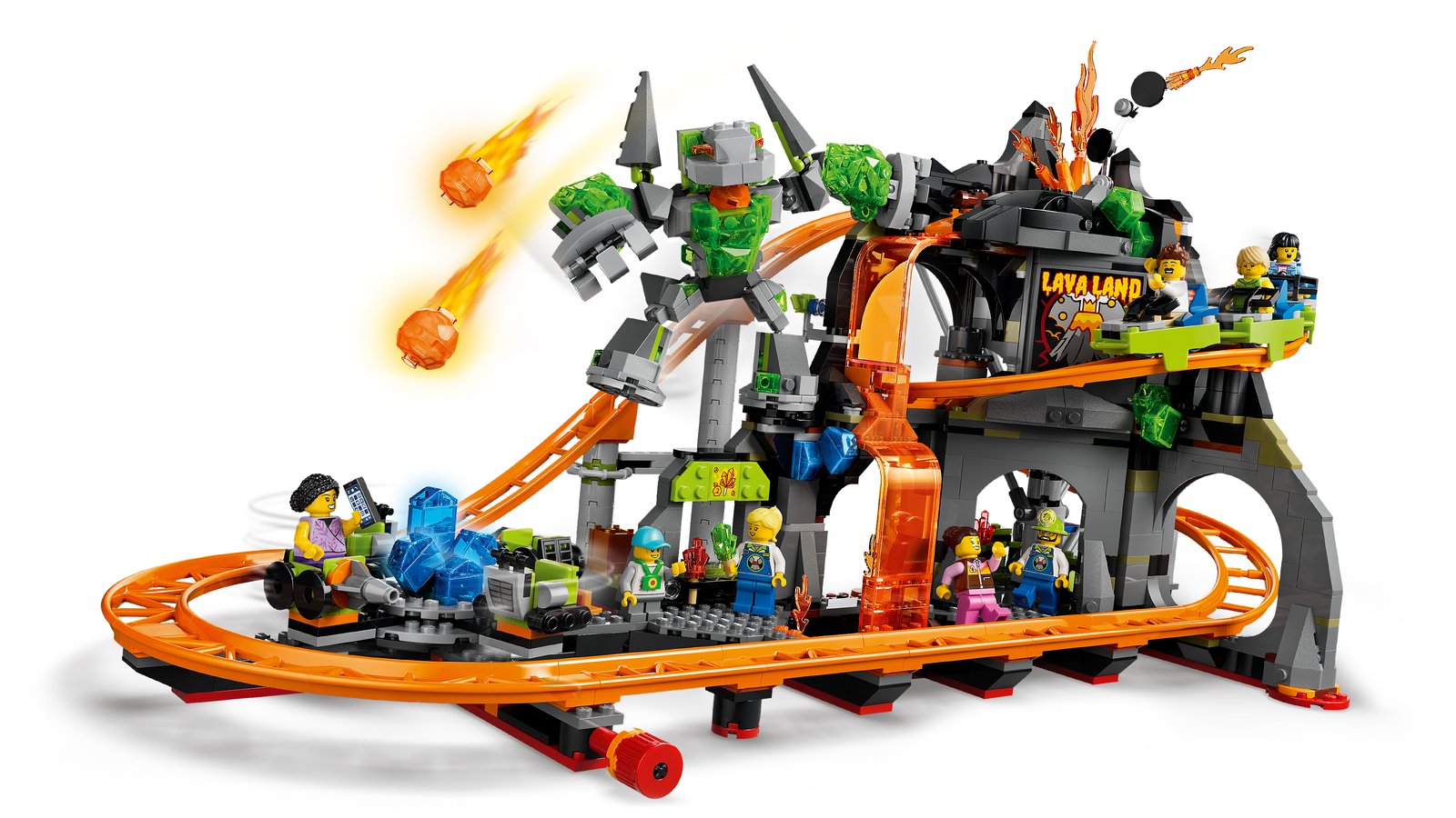 LEGO 60501 LEGO® City 60501 - Lava Land-Achterbahnpark – Primäres Produktbild