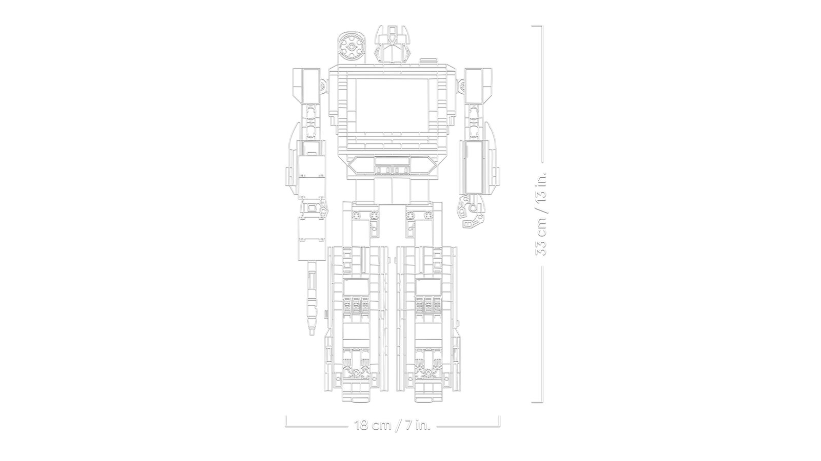 LEGO 10358 LEGO® Icons 10358 - Transformers: Soundwave – Detailansicht 7
