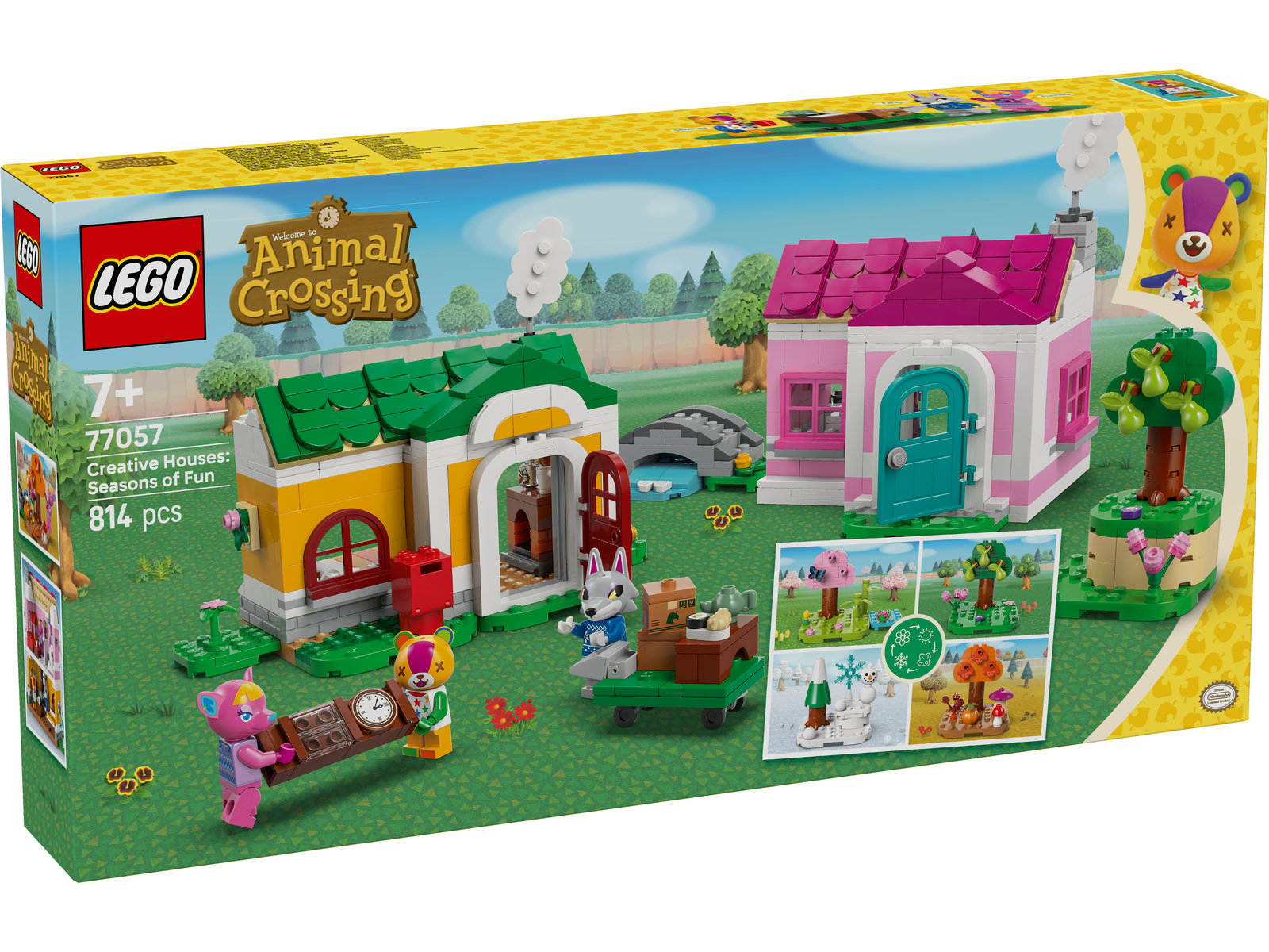 LEGO® Animal Crossing 77057 - Kreative Häuser: Jahreszeiten voller Spaß