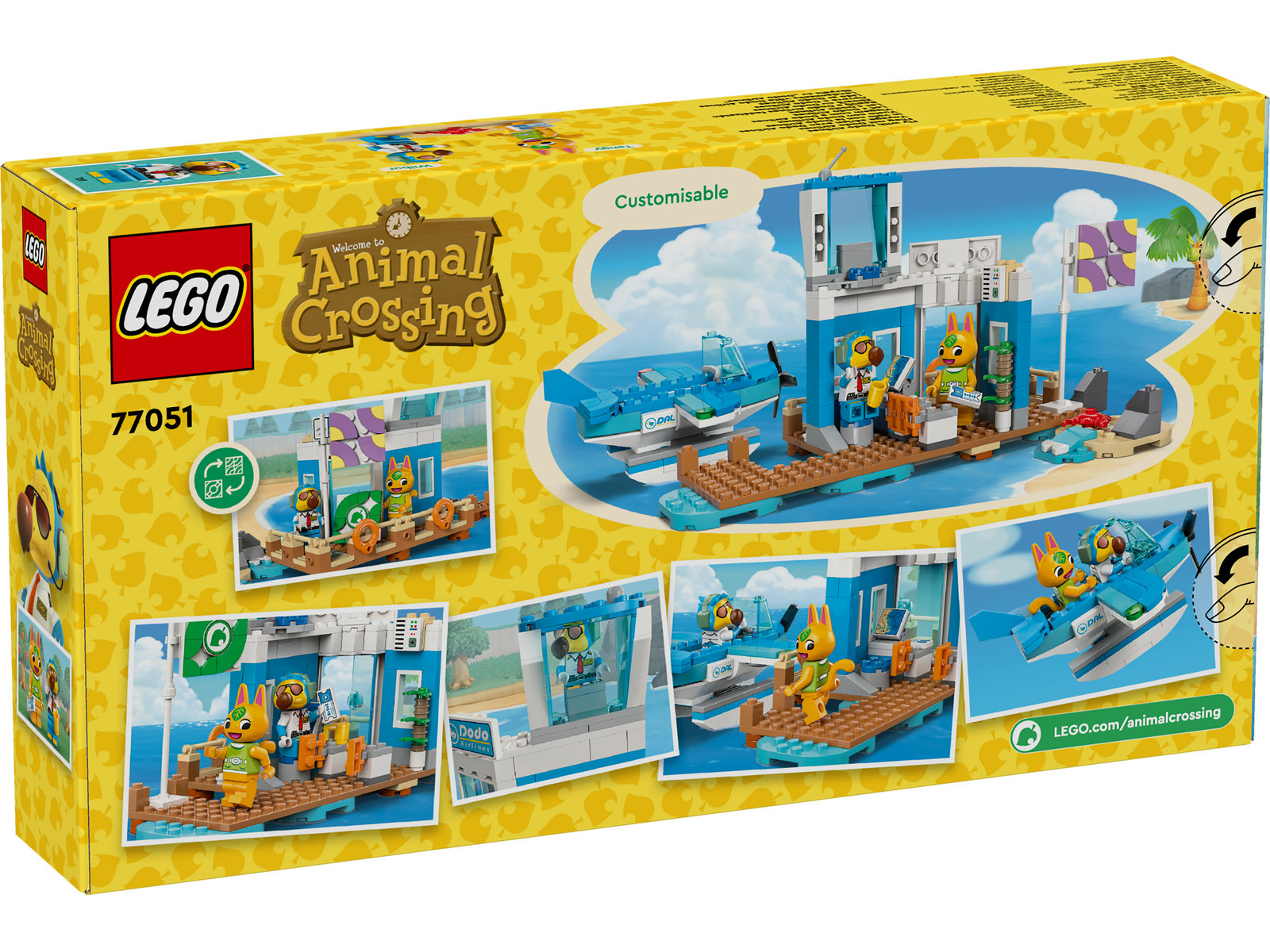 LEGO 77051 Box Back LEGO 77051 Box Back