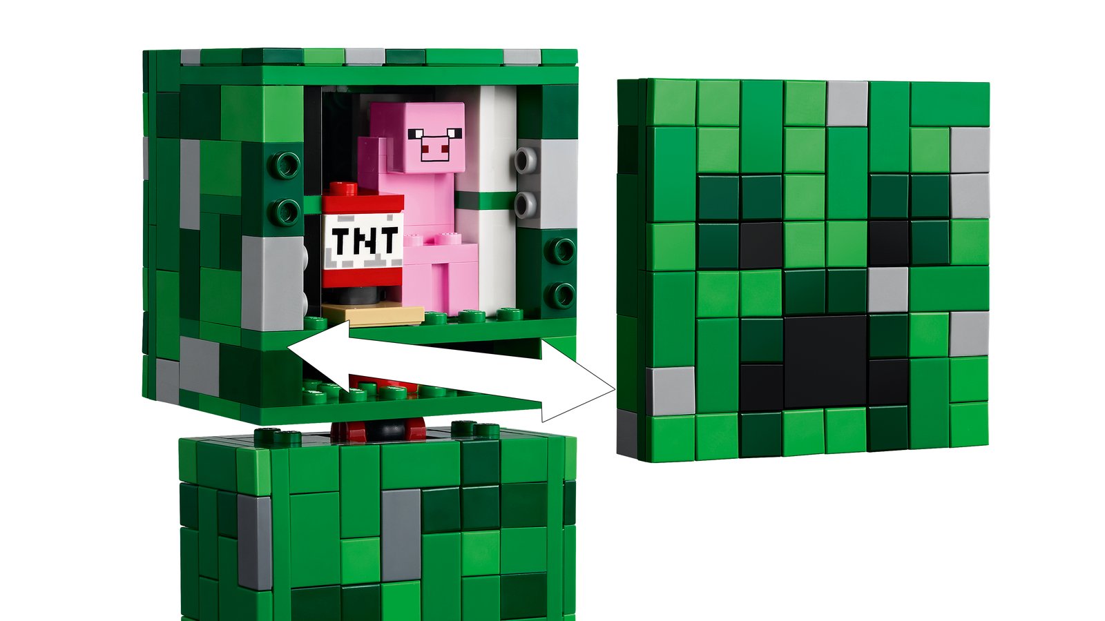 LEGO 21276 LEGO® Minecraft 21276 - Der Creeper™ – Detailansicht 3
