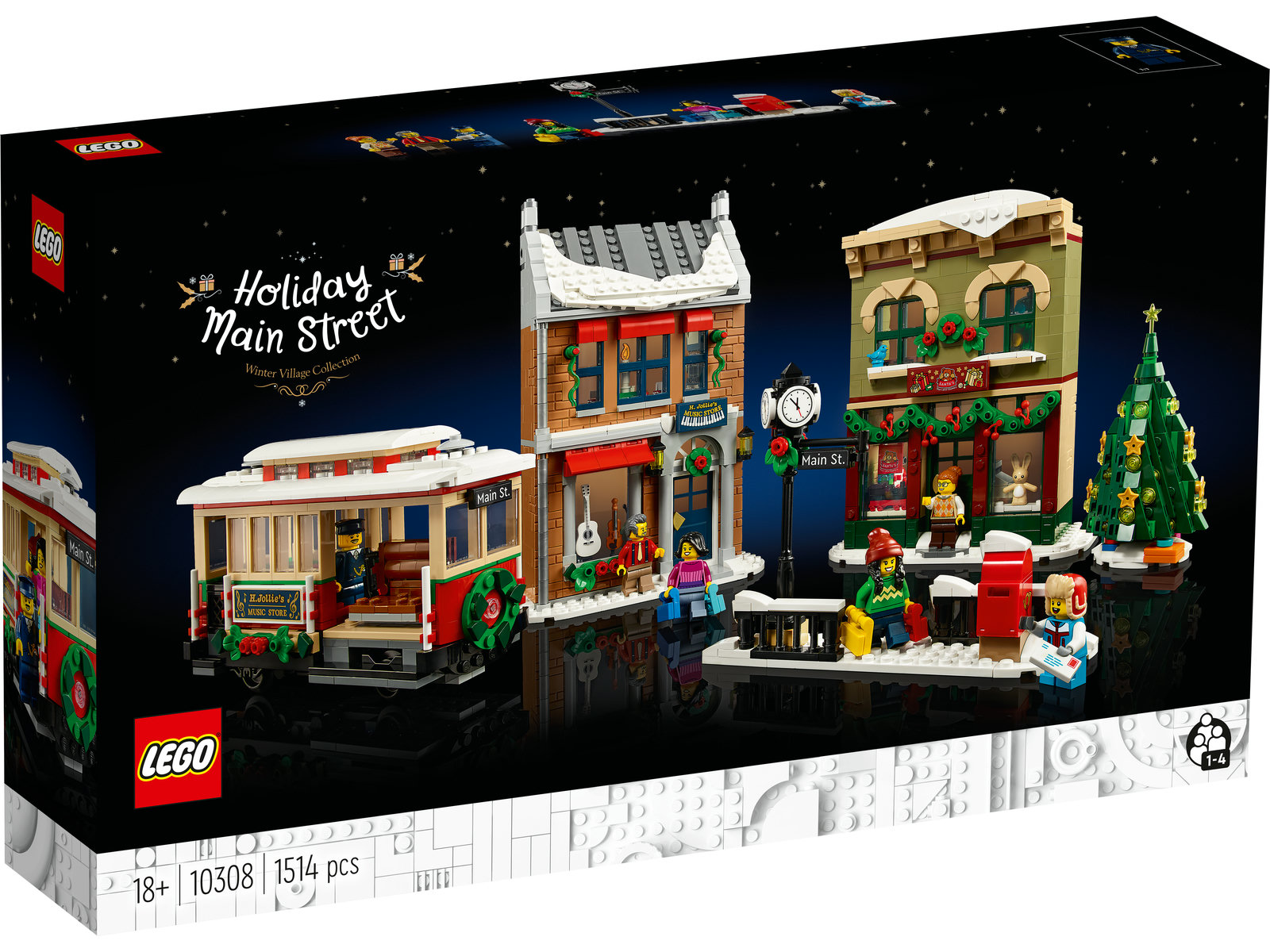 LEGO® Icons 10308 - Weihnachtlich geschmückte Hauptstraße