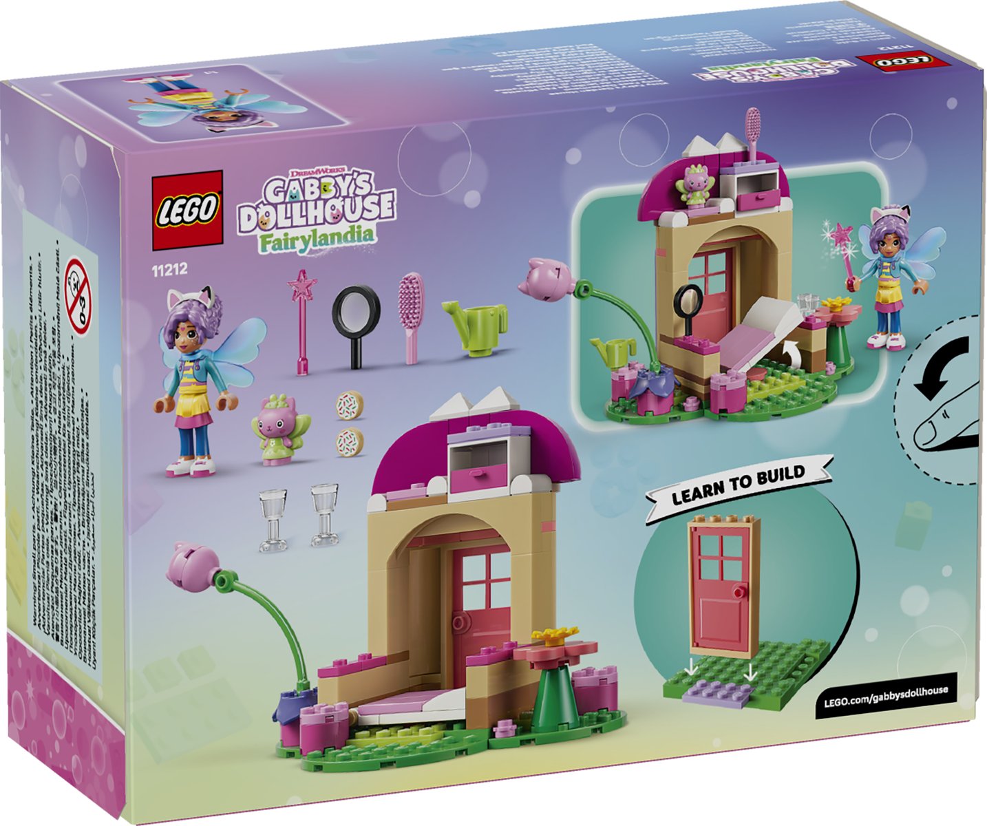 LEGO 11212 LEGO® Gabbys Puppenhaus 11212 - Kitty Fees Gartenhaus – Verpackung hinten