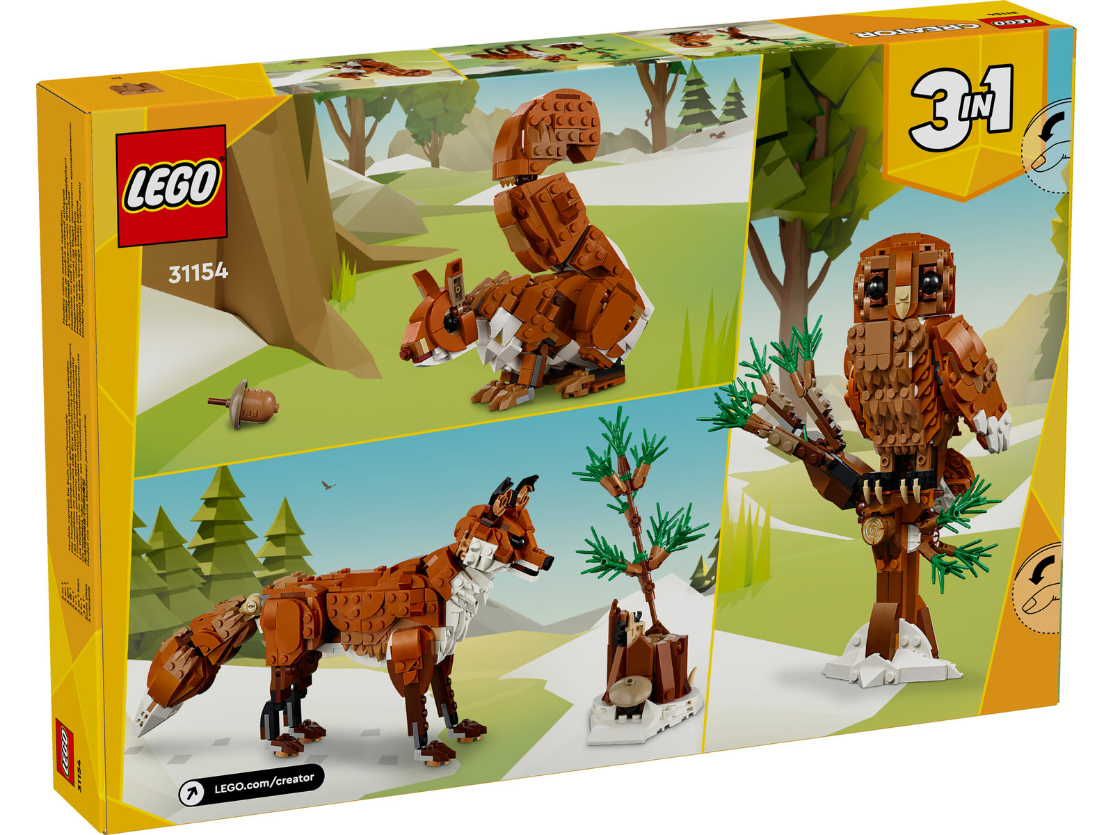 LEGO® Creator 31154 - Waldtiere: Rotfuchs