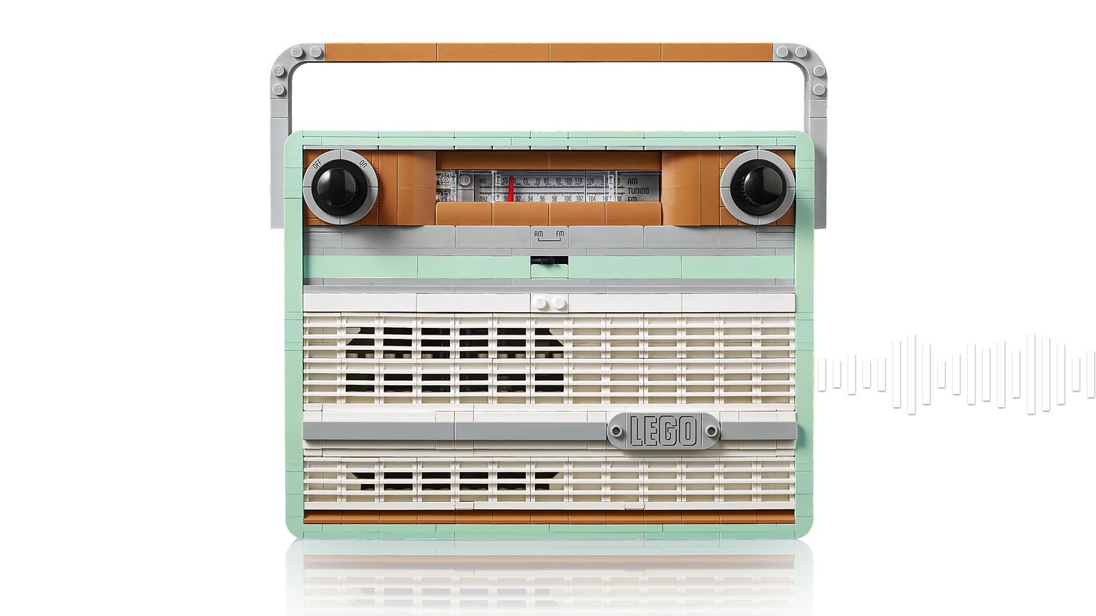 LEGO 10334 LEGO® Icons 10334 - Retro-Kofferradio – Detailansicht 1