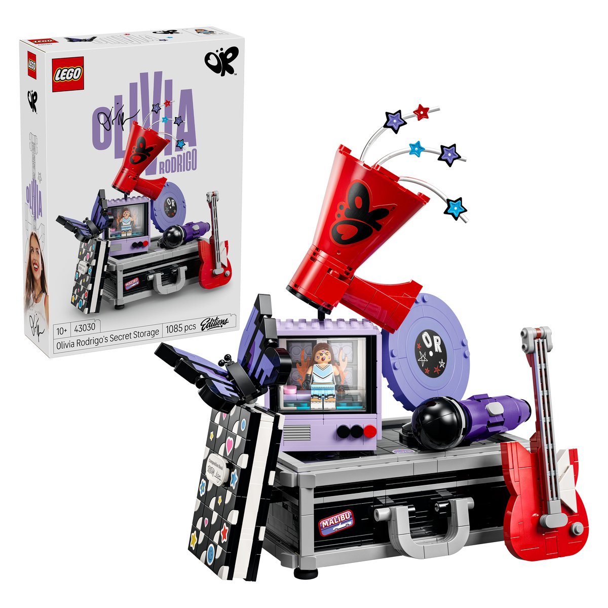 LEGO 43030 LEGO® Editions 43030 - Olivia Rodrigos Geheimer Koffer – Box & Produkt