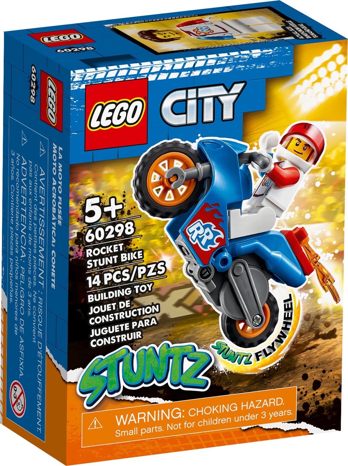 LEGO® City 60298 - Raketen-Stuntbike - Box Front