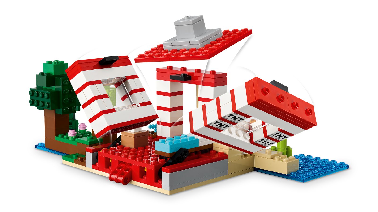 LEGO 21275 LEGO® Minecraft 21275 - Das TNT-Dschungelhaus – Detailansicht 3