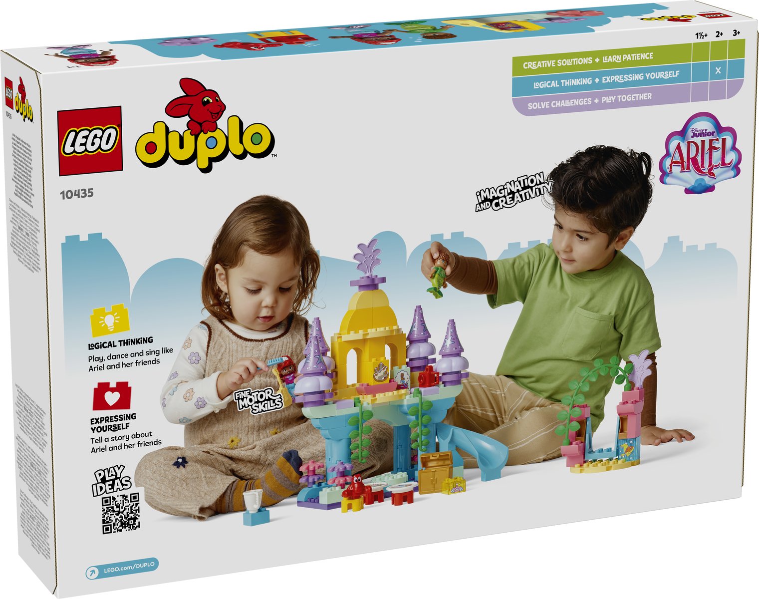 LEGO 10435 LEGO® DUPLO® | Disney 10435 - Arielles magischer Unterwasserpalast – Verpackung hinten