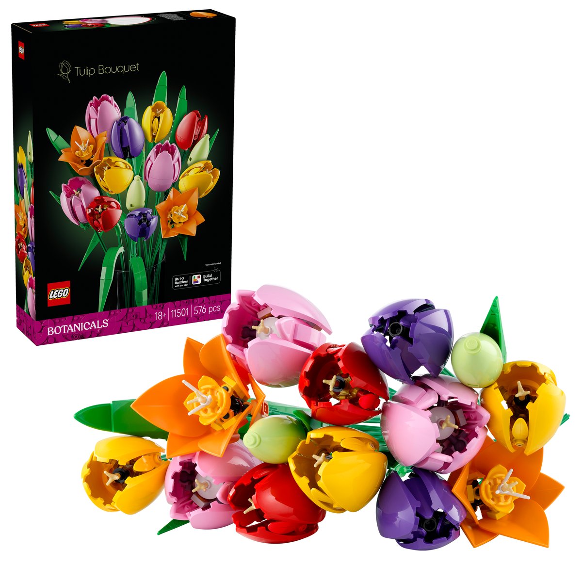 LEGO 11501 LEGO® Botanicals 11501 - Tulpenstrauß – Box & Produkt