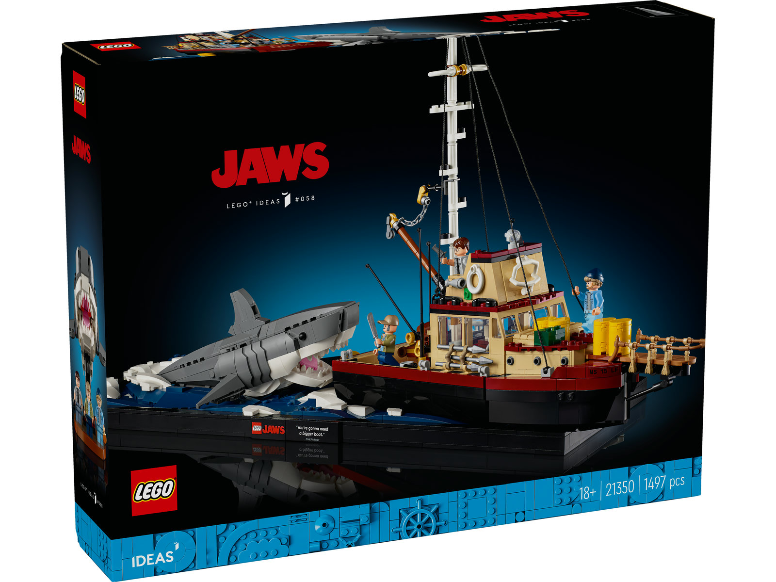 LEGO® Ideas 21350 - Der weiße Hai