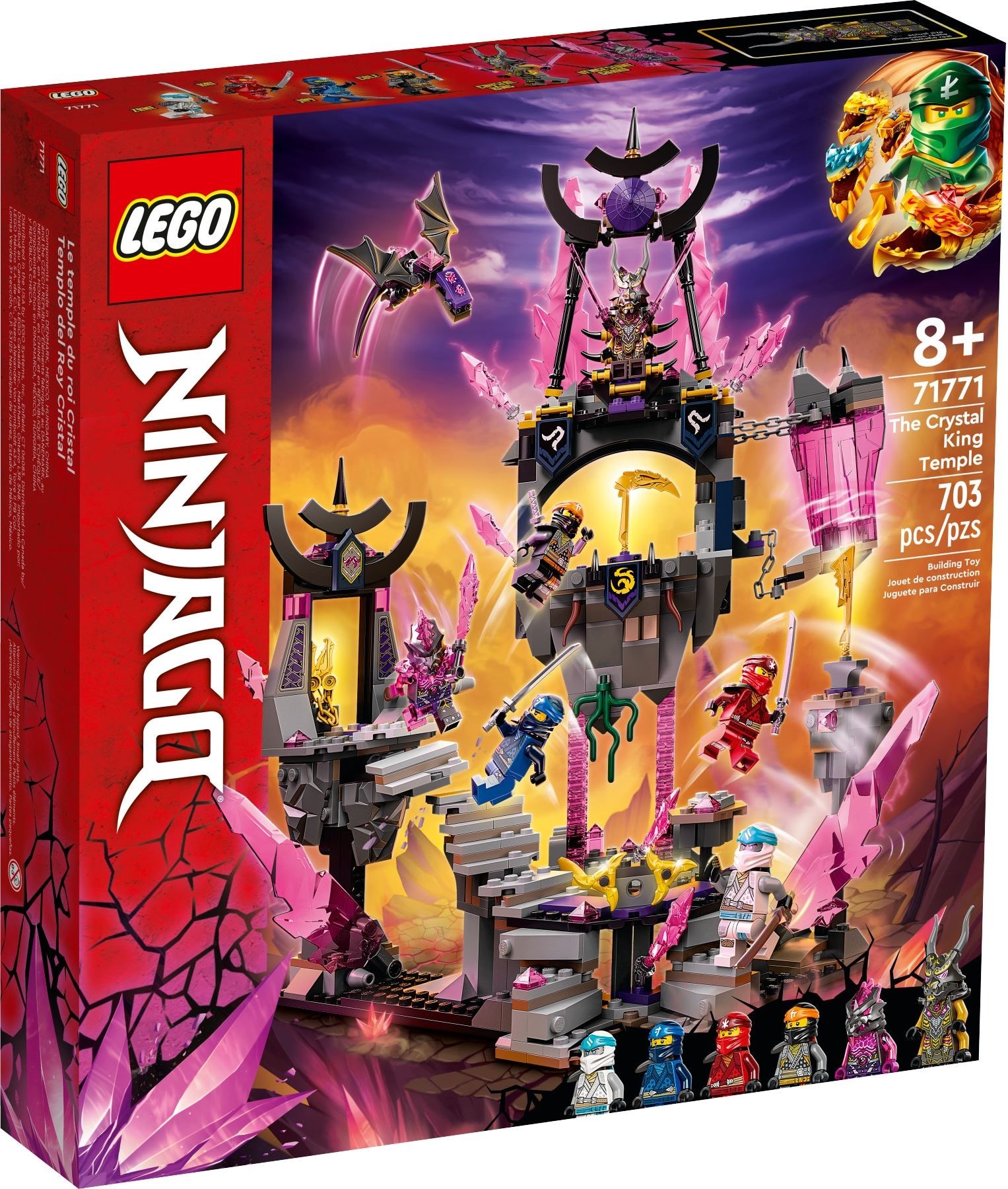 LEGO® NINJAGO® 71771 - Der Tempel des Kristallkönigs