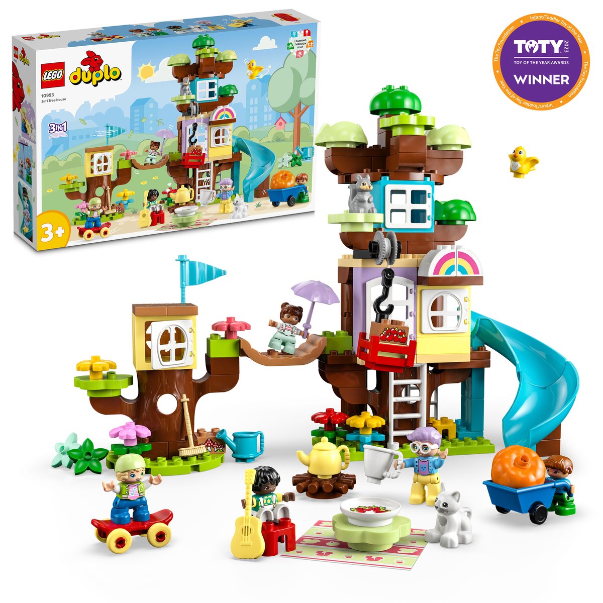 LEGO 10993 LEGO® DUPLO 10993 - 3-in-1-Baumhaus – Box & Produkt