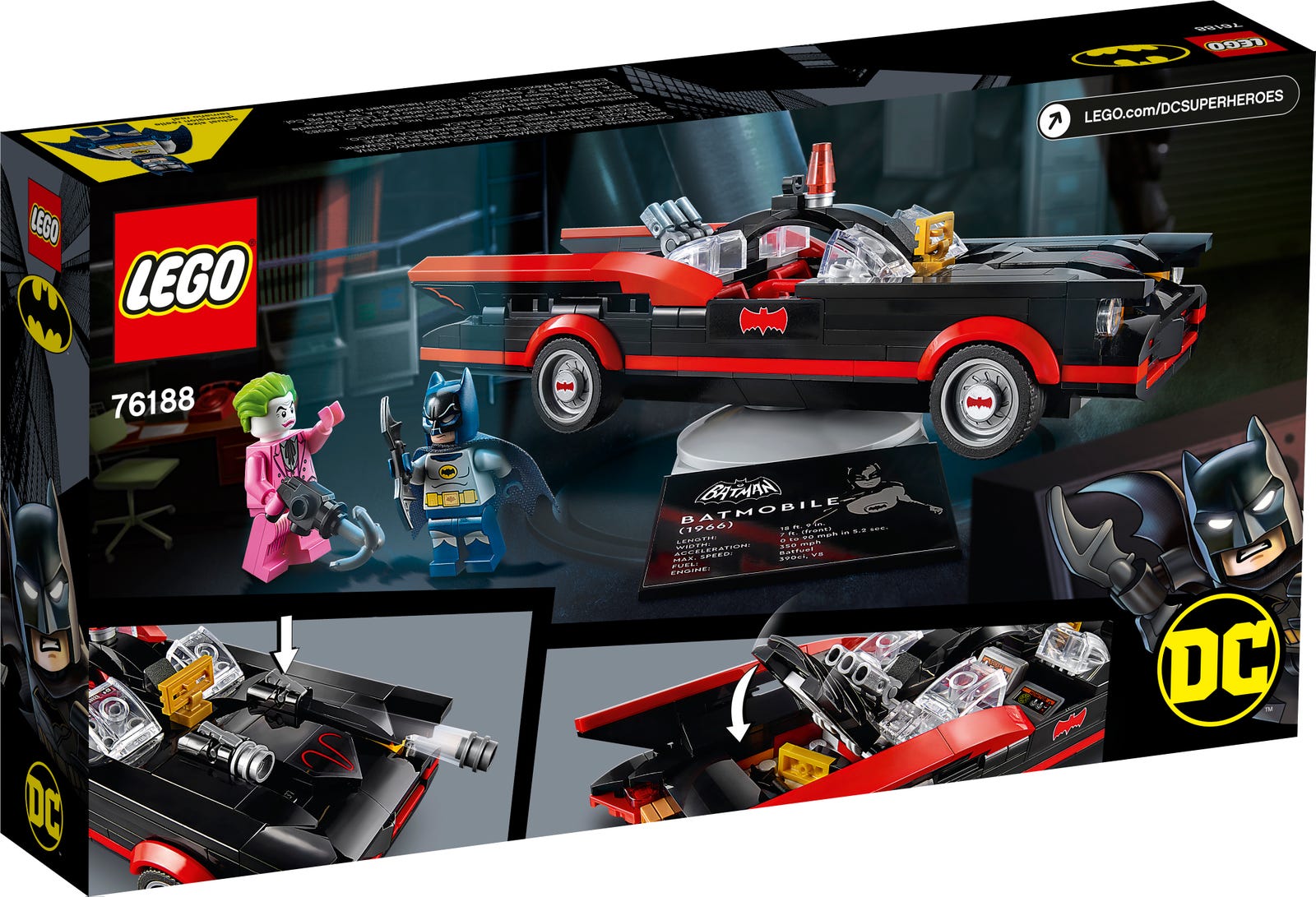 LEGO® DC 76188 - Batmobile™ aus dem TV-Klassiker „Batman™“